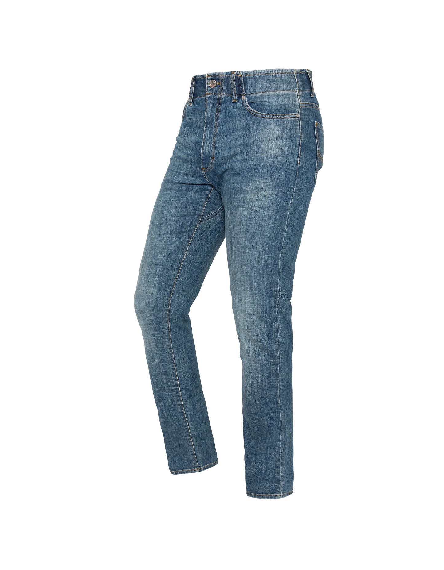 Jeans azules descoloridos