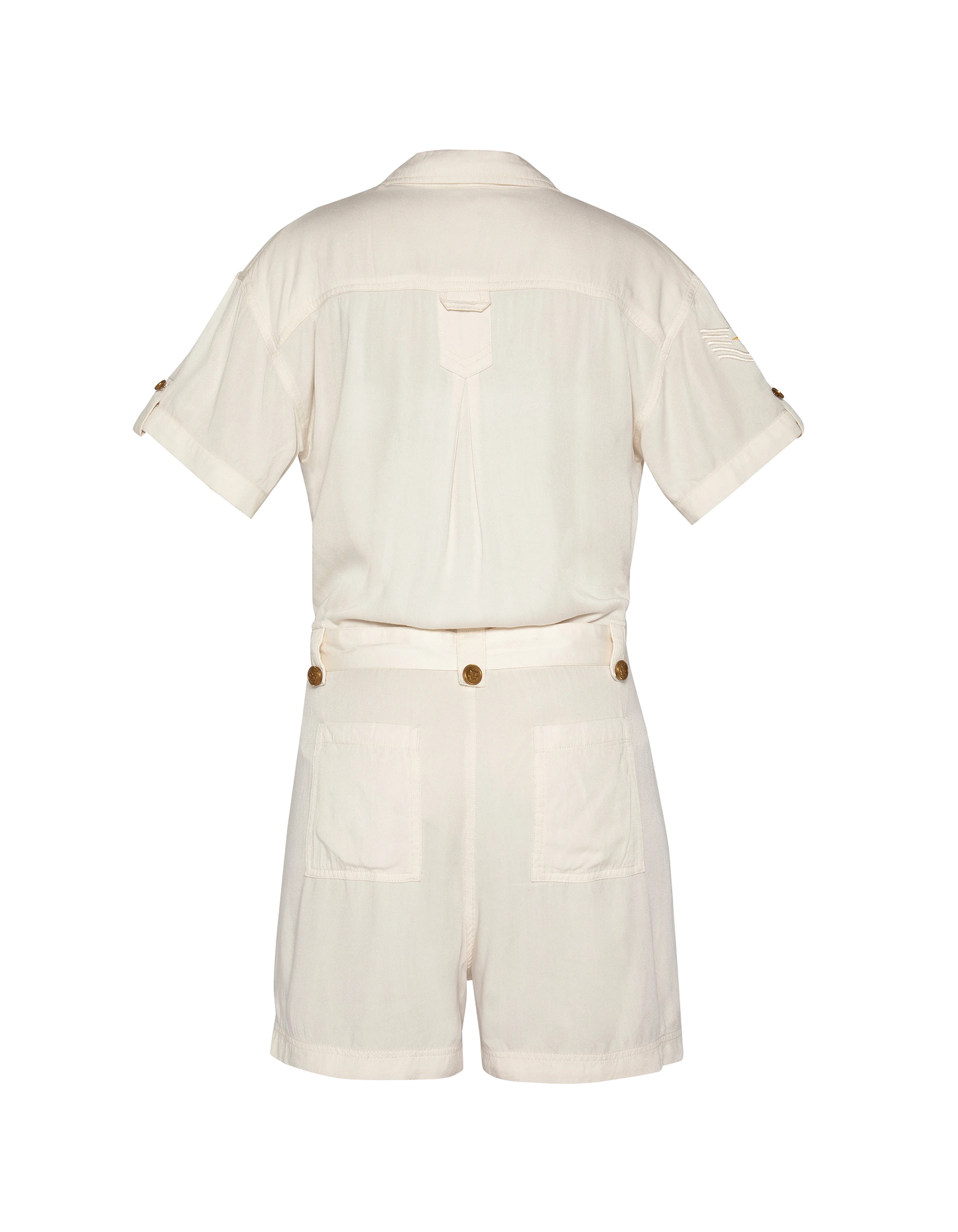 Combishort army légère blanc cassé