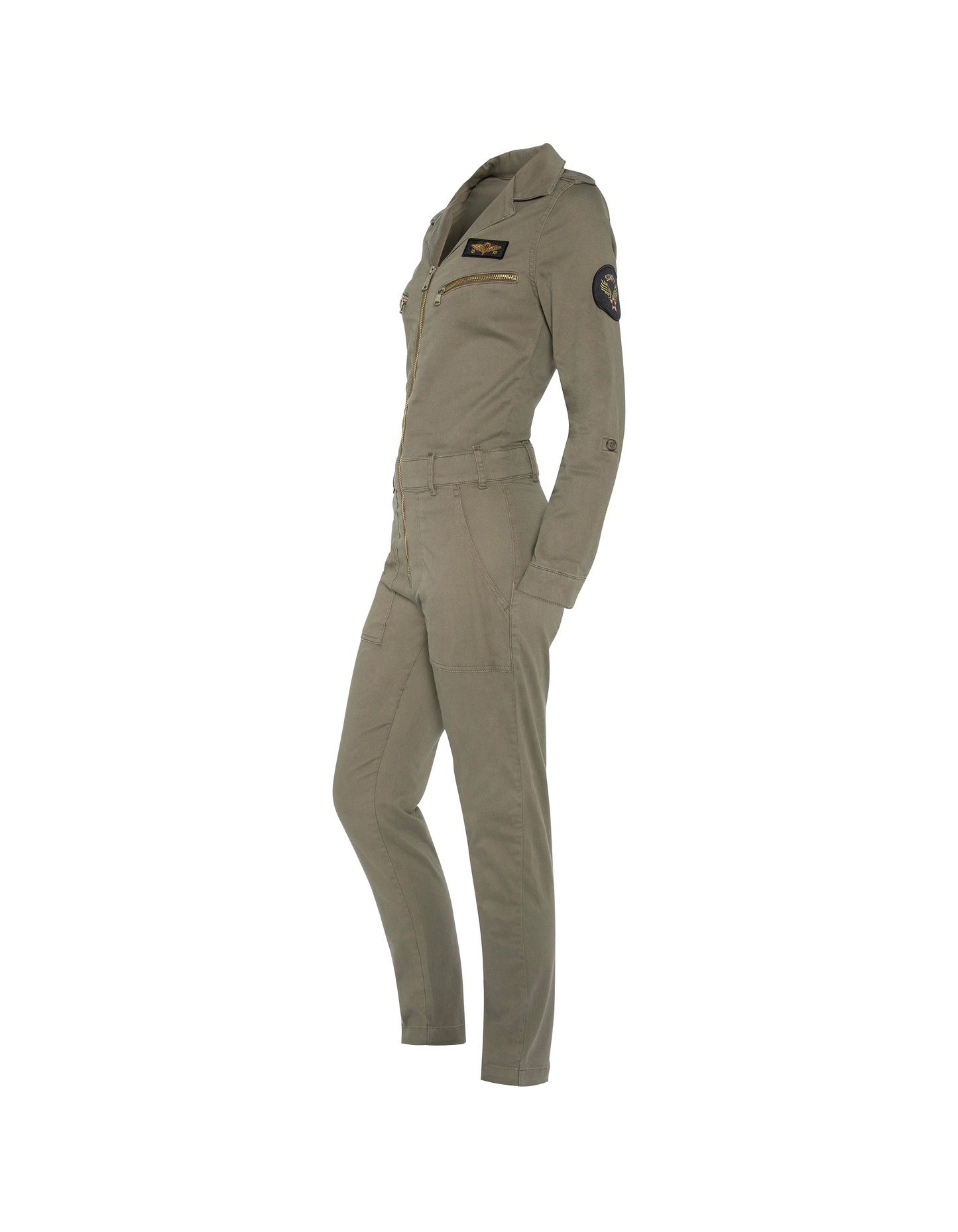 Light combination and light khaki badge