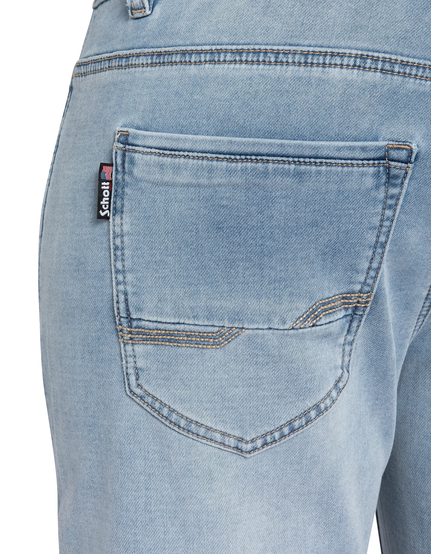 Blaue Jeansshorts