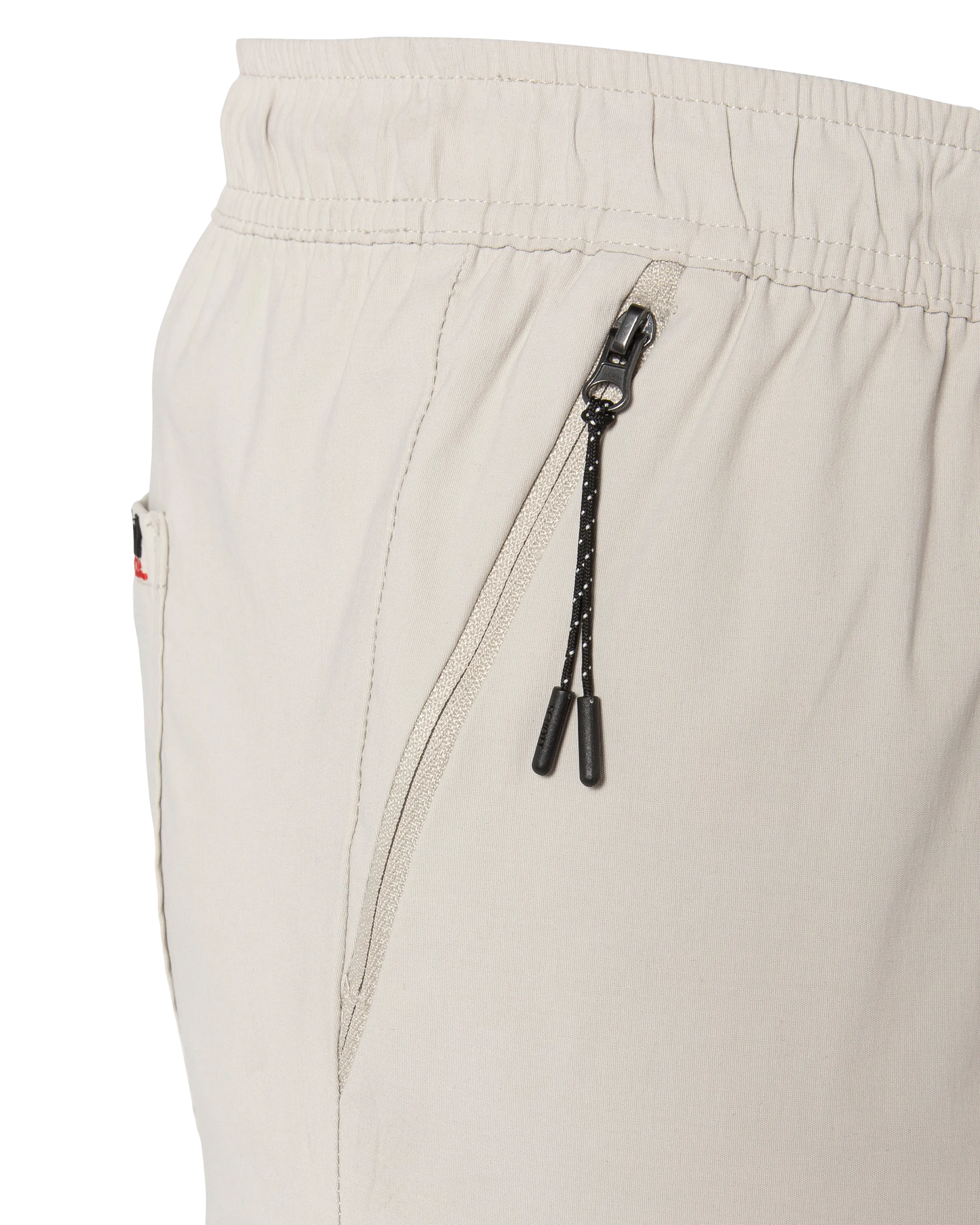 Light gray chino-jogger pants