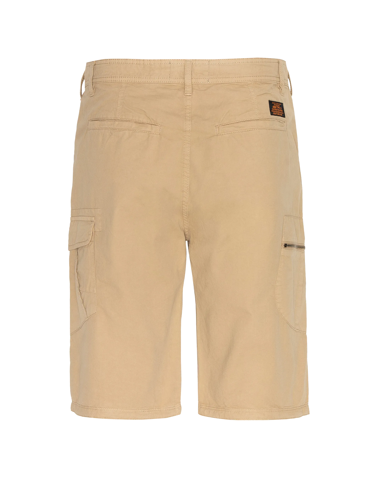 Beige Cargo Shorts