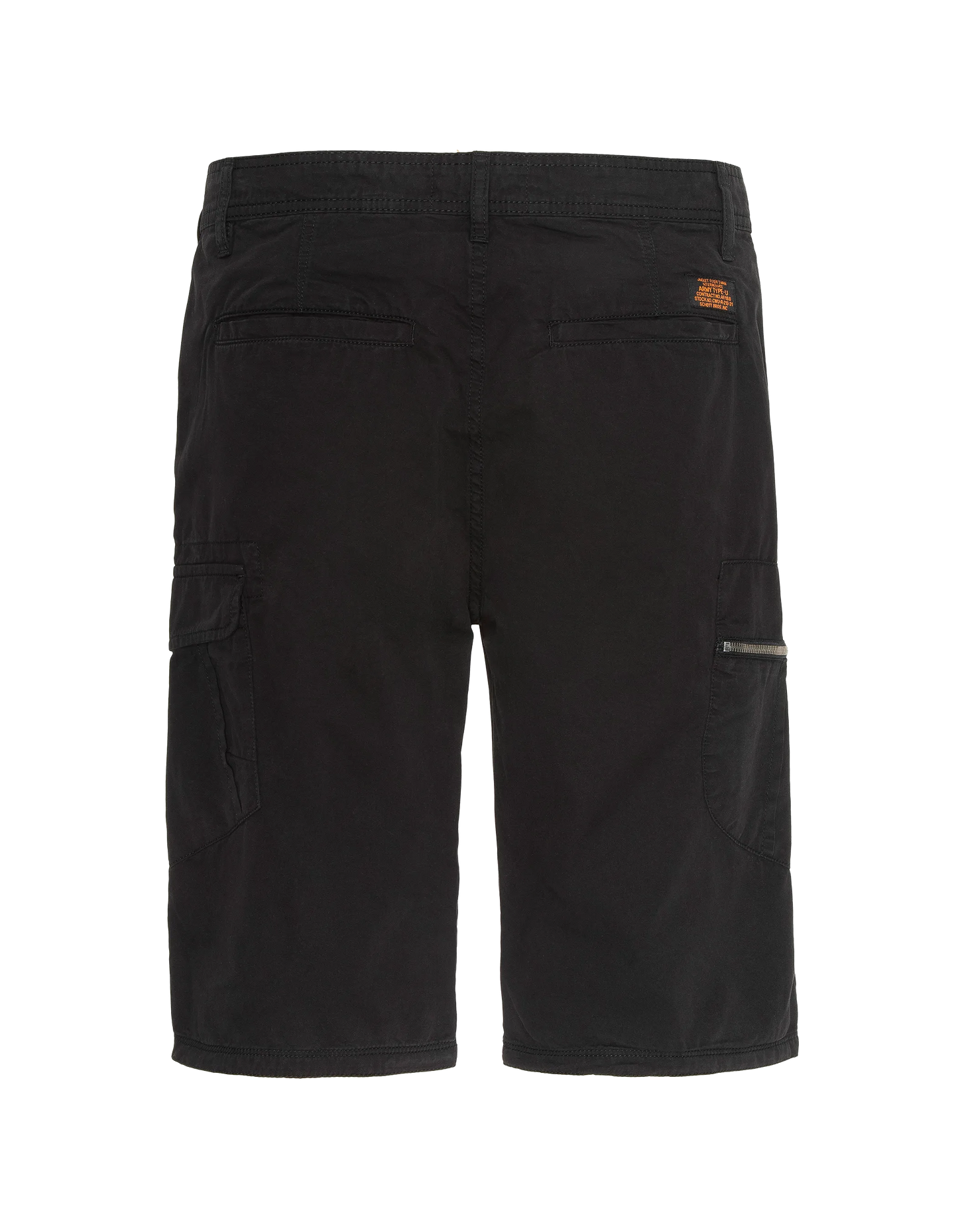 Black cargo shorts