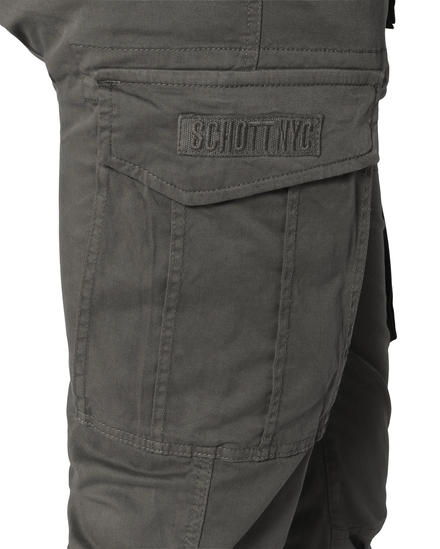 Charcoal running cargo pants