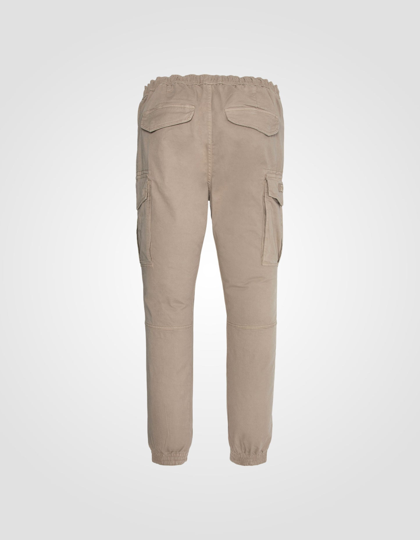 Beige running cargo pants