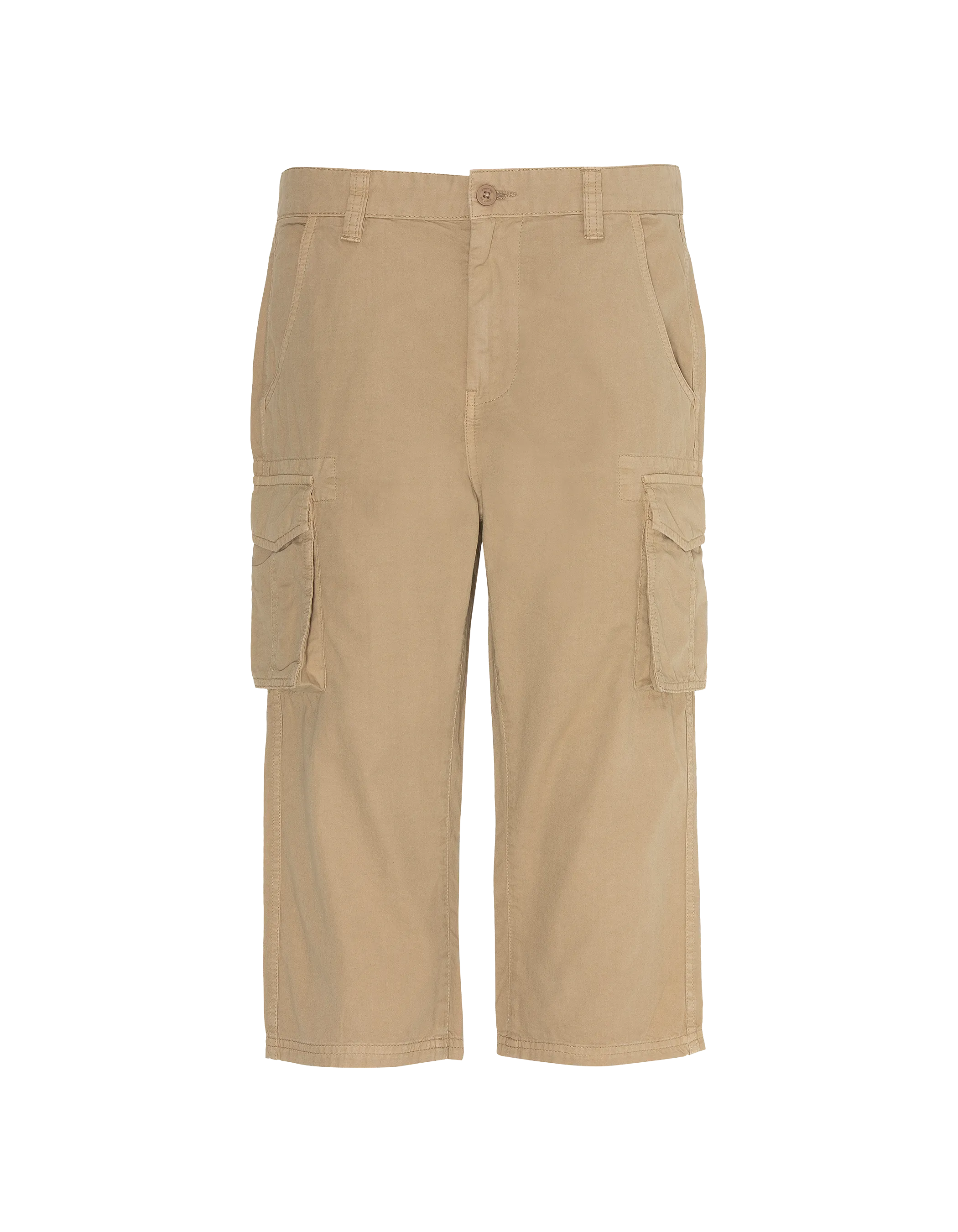 Beige multi-pocket cargo capri pants - TRSTEELER50 | Schott NYC® Beige multi-pocket cargo capri pants - TRSTEELER50 | Schott NYC®