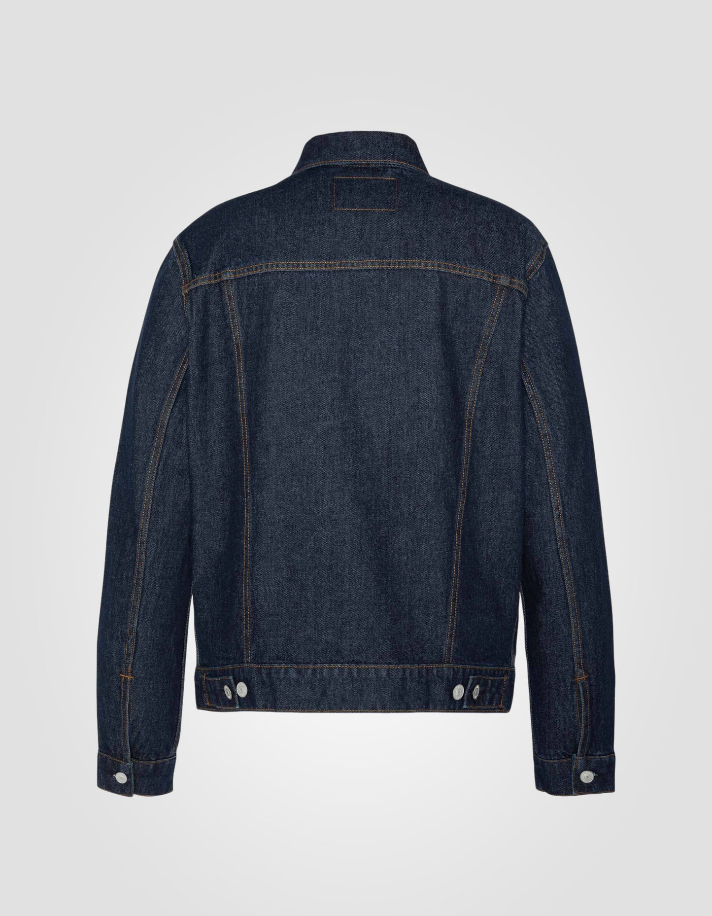 Blue trucker jacket, plus size