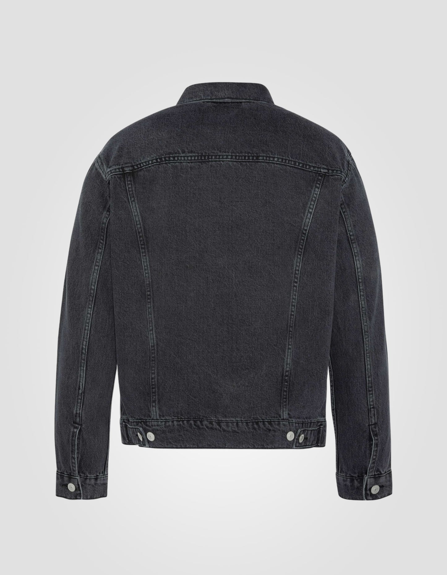 Graue LKW -Jacke, große Größe