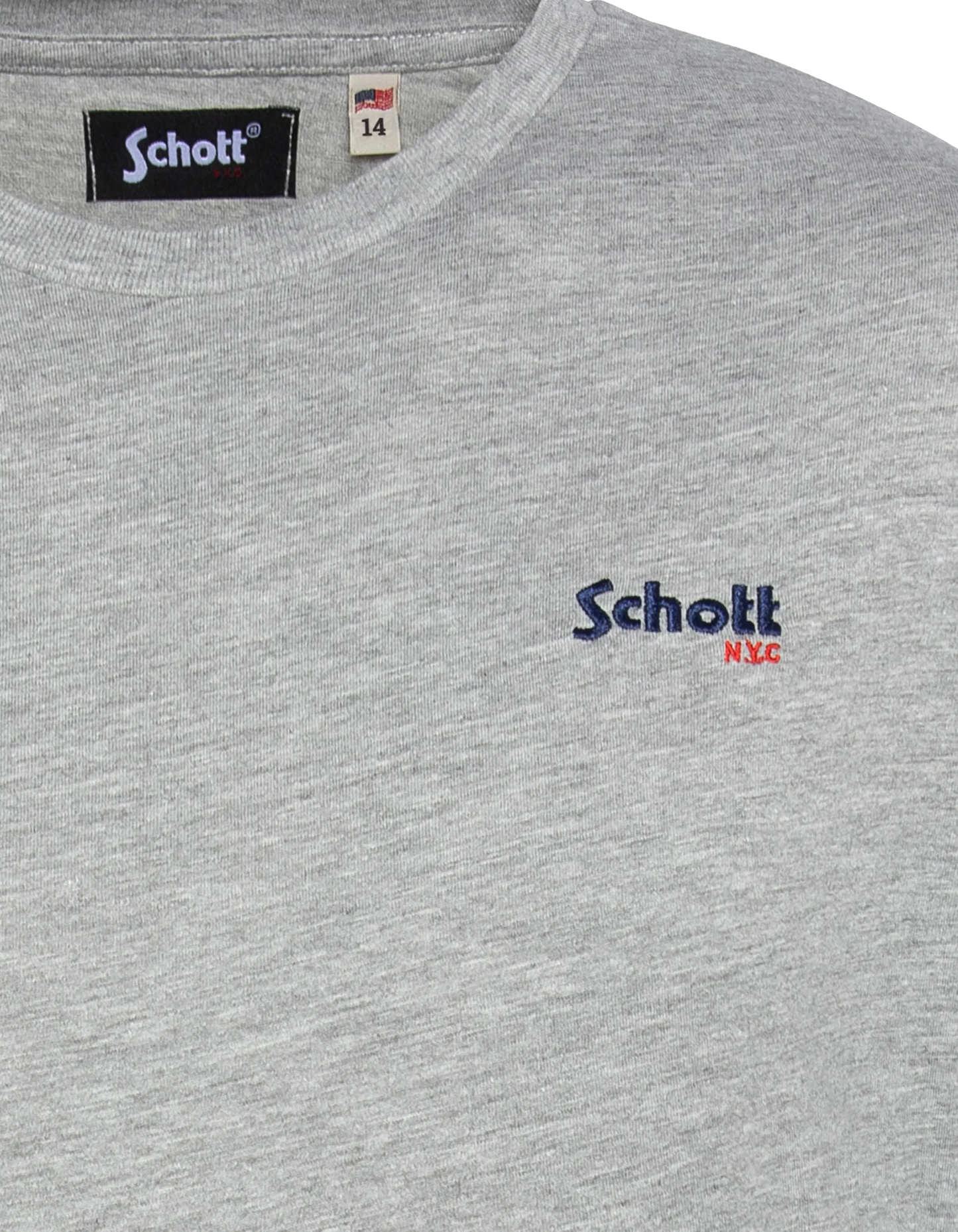 Kinder gesticktes graues T-Shirt