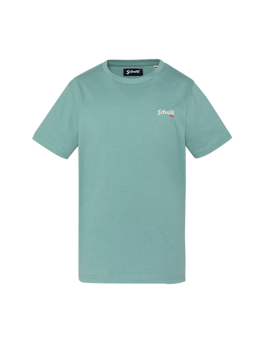 Camiseta de color caqui sabio para niños