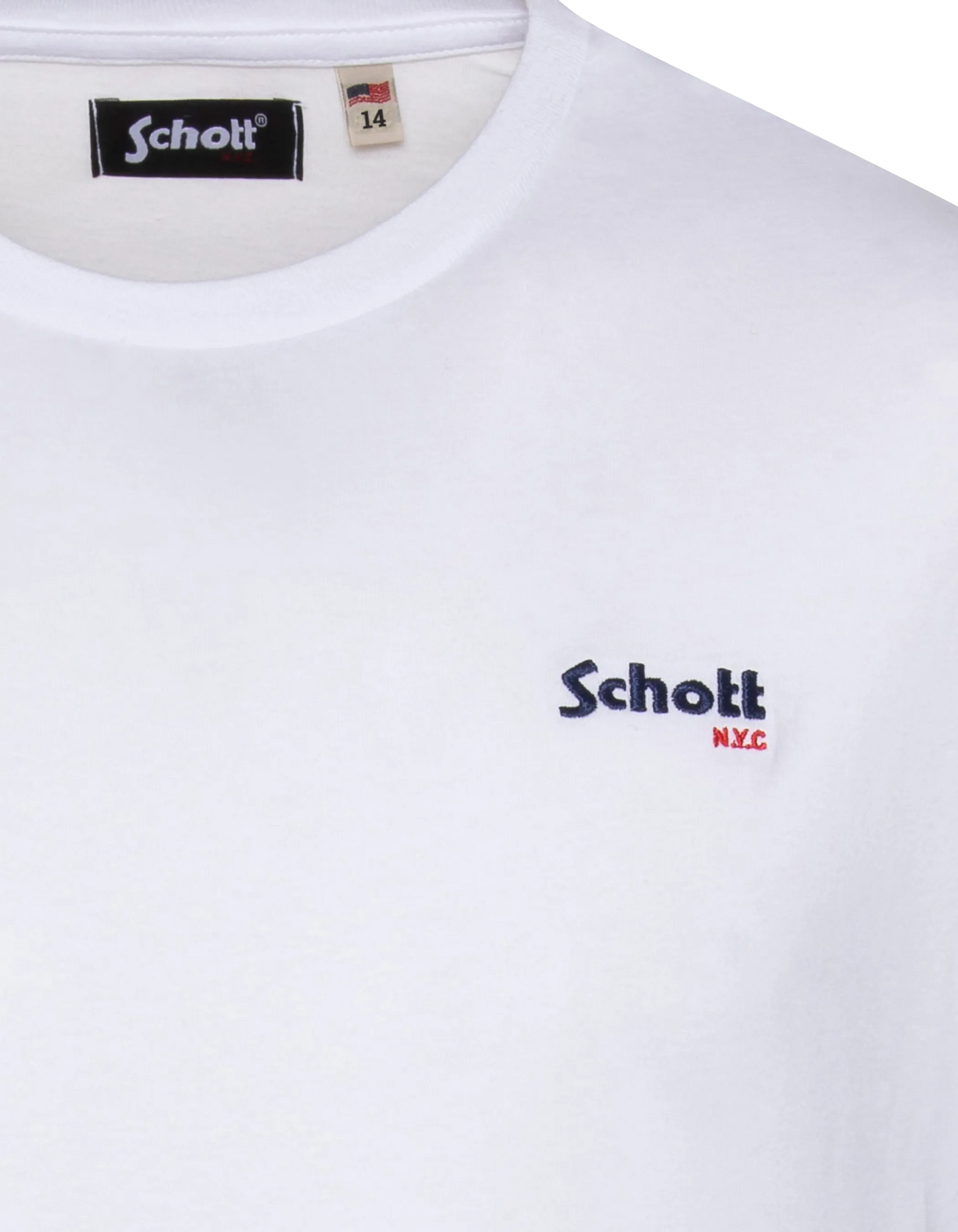 Kinder gesticktes weißes T-Shirt