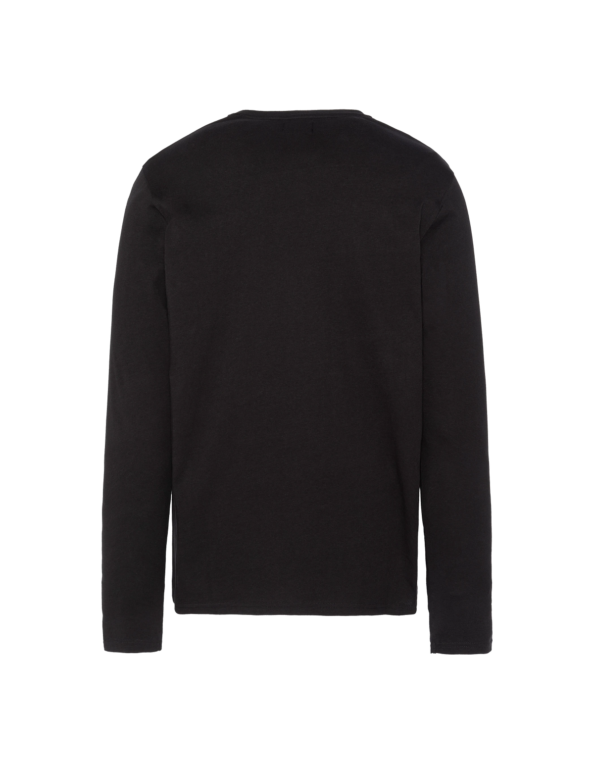 T-shirt manches longues noir brodé enfant