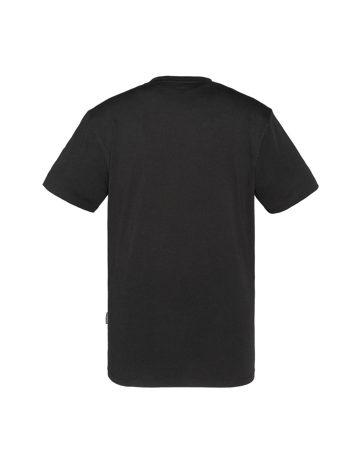 Maglietta nera rotonda