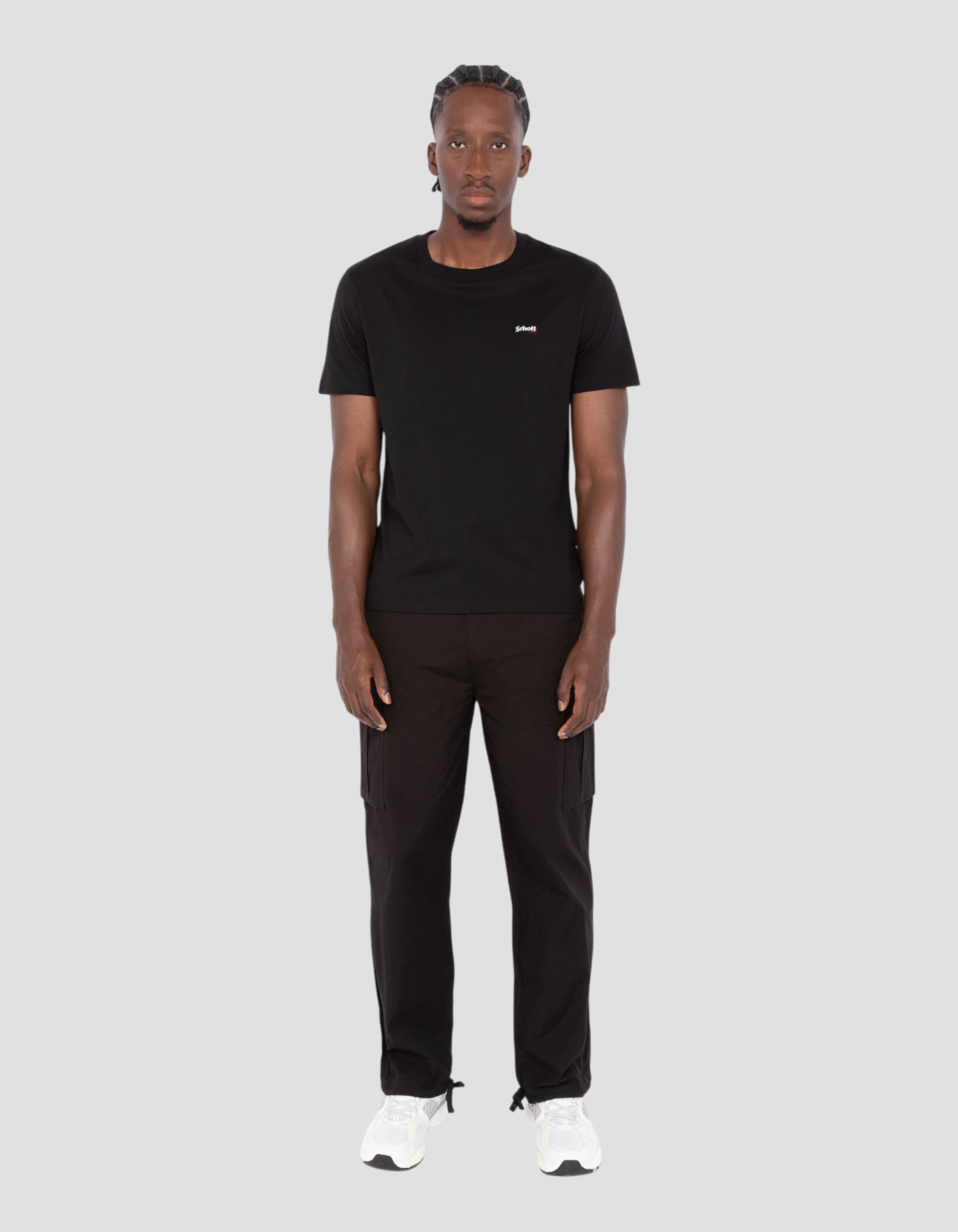 Maglietta Uomo 'La Terra Ascolta Musica Con Cuffie' - Fruit Of The Loom - Colore Nero Taglia L