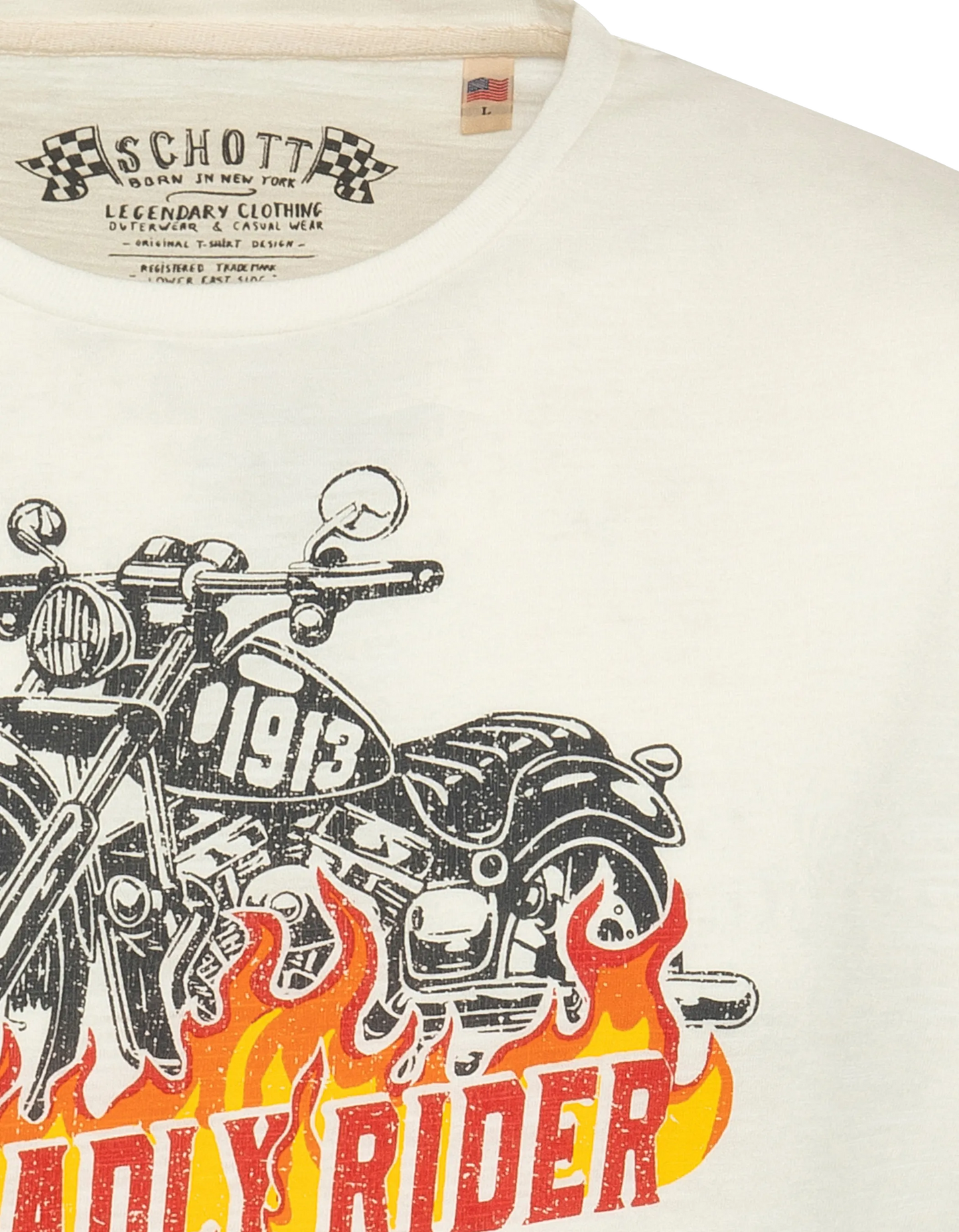 T-shirt per motociclisti bianchi