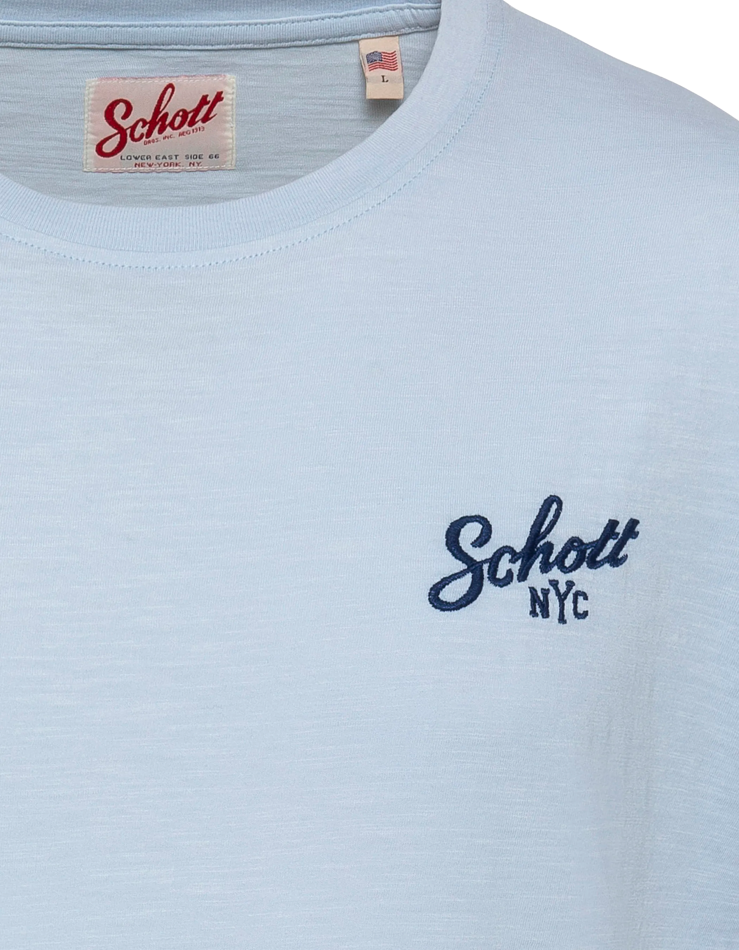 T-shirt city district bleu ciel