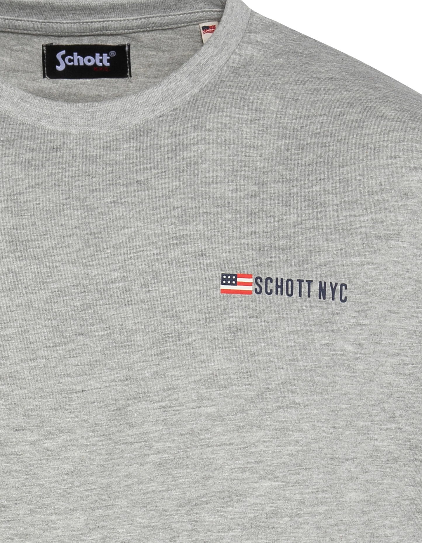 T-shirt grigia stampata dell'esercito stampato