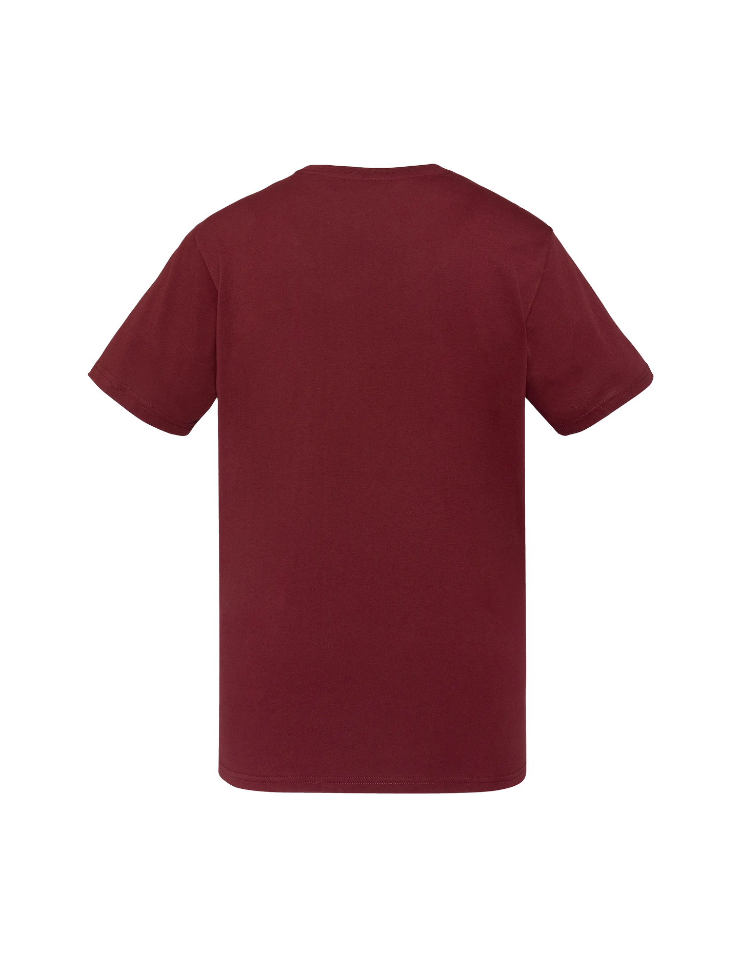 2 Khaki- und Bordeaux-Logo-T-Shirts