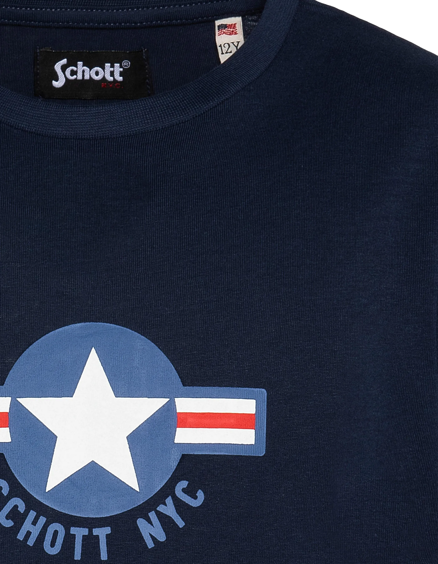 Kinder gedrucktes Marine-T-Shirt