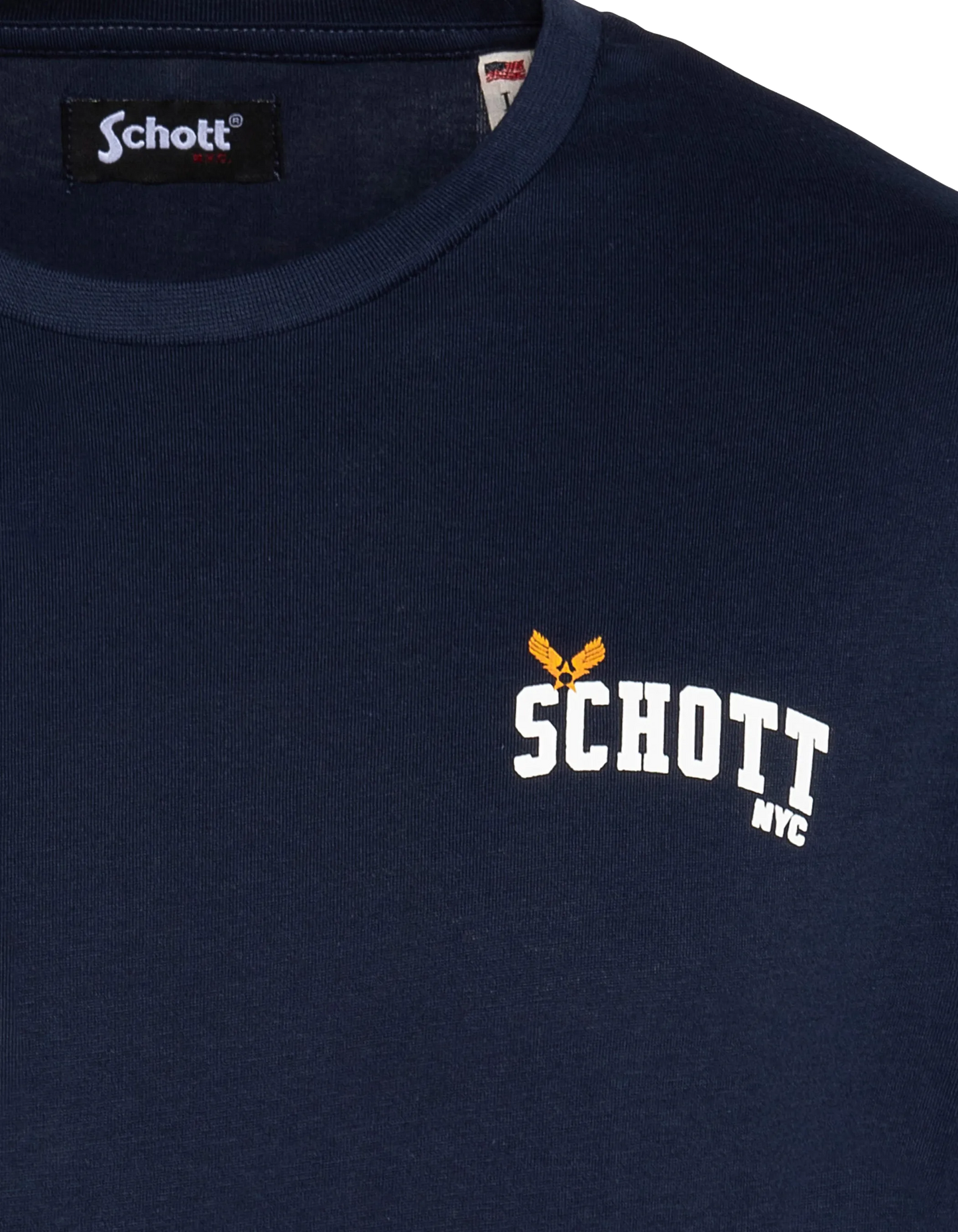 T-shirt bleu marine imprimé star