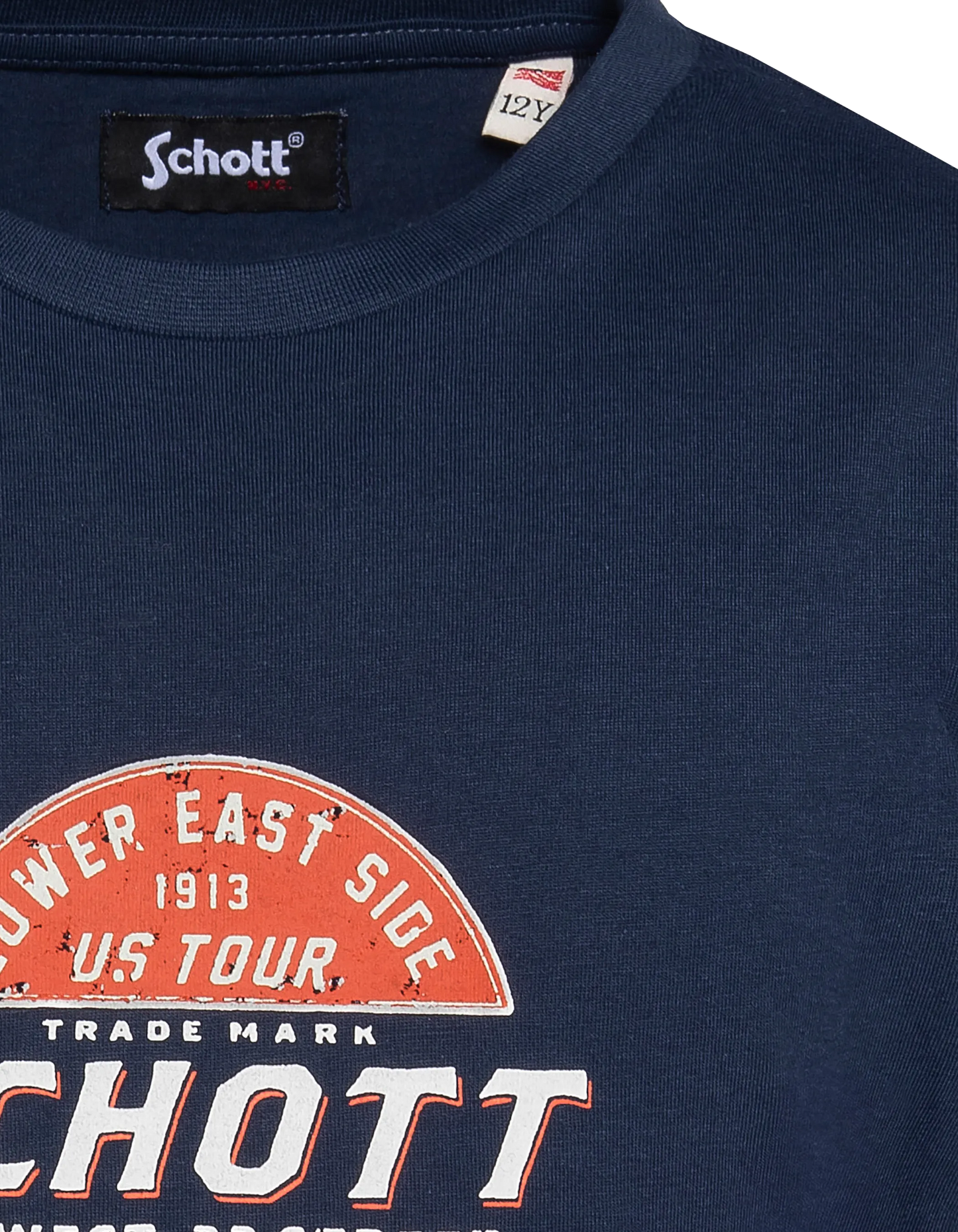 Children's navy printed T-shirt