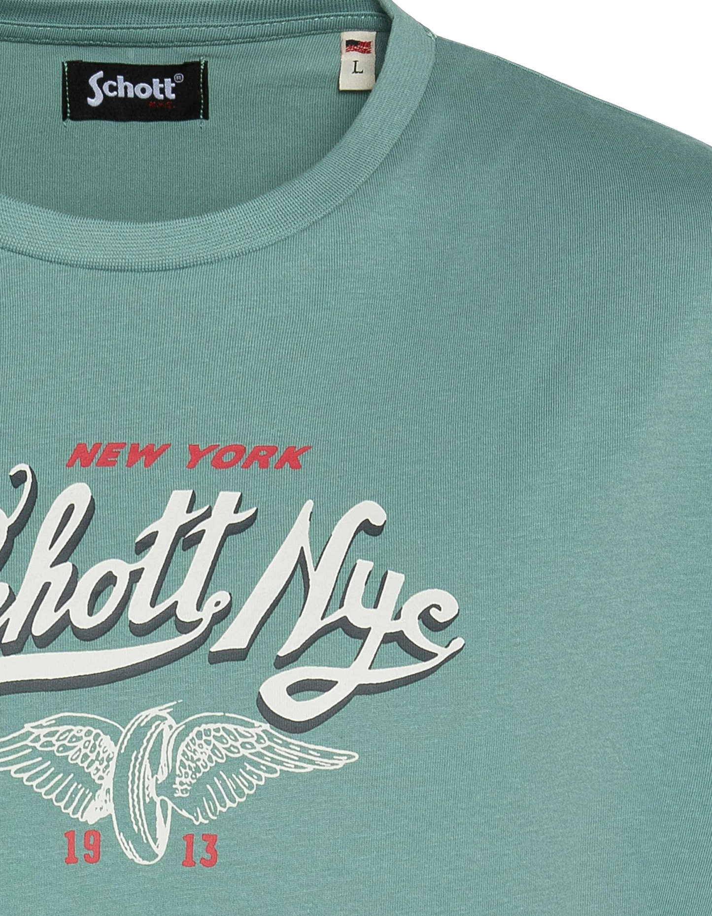 T-shirt vert clair imprimé