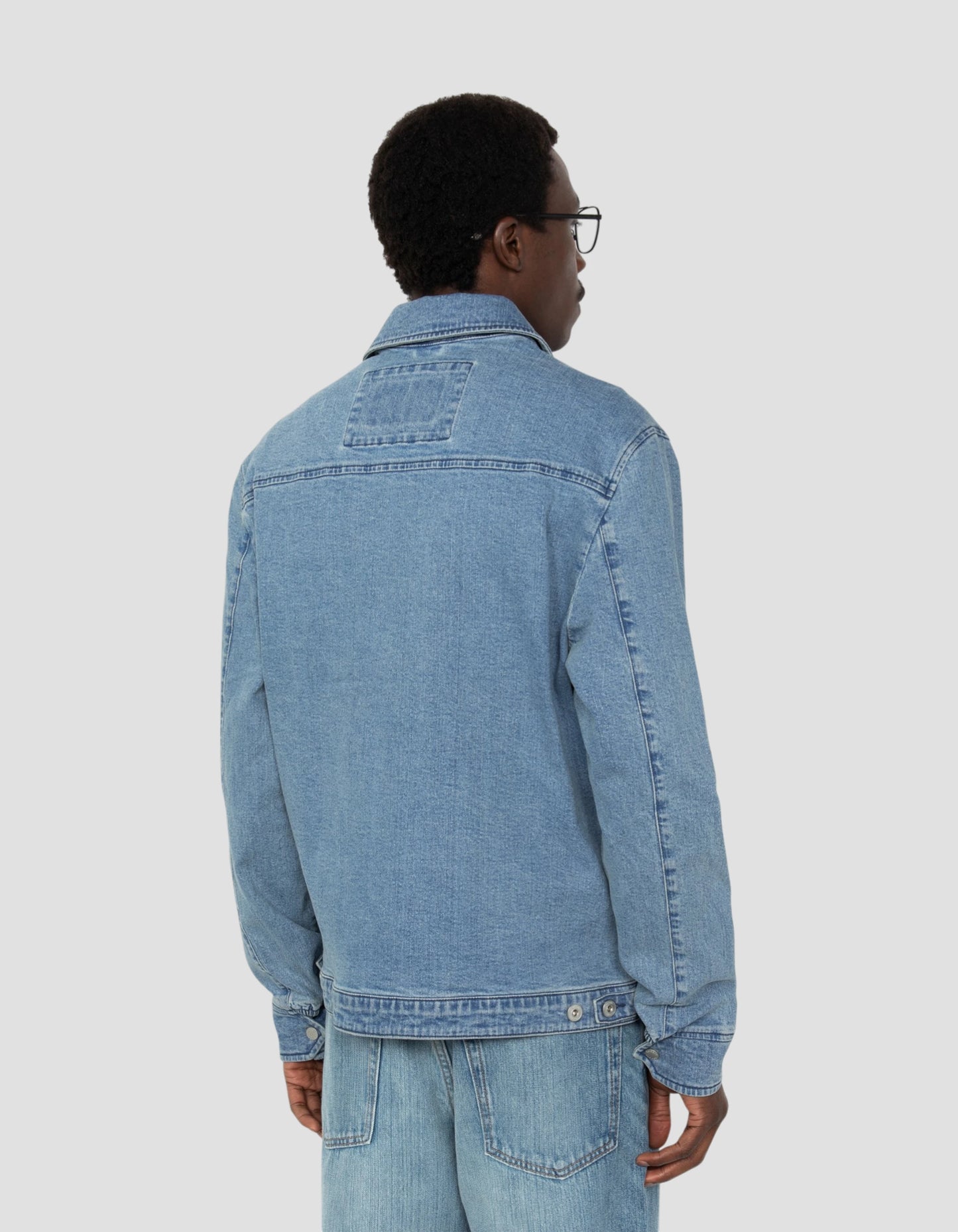Blue worker denim jacket