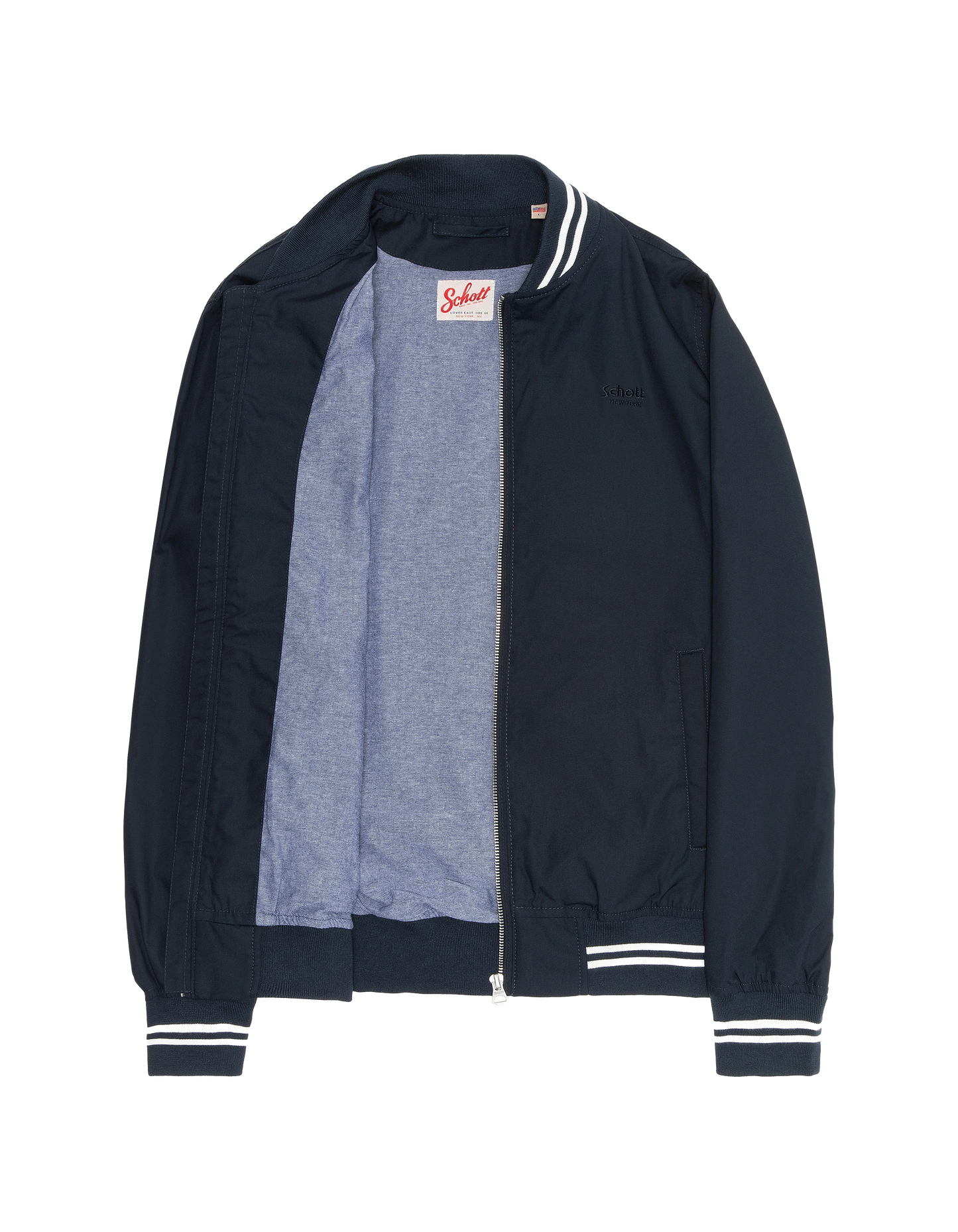 Blouson varsity bleu marine déperlant