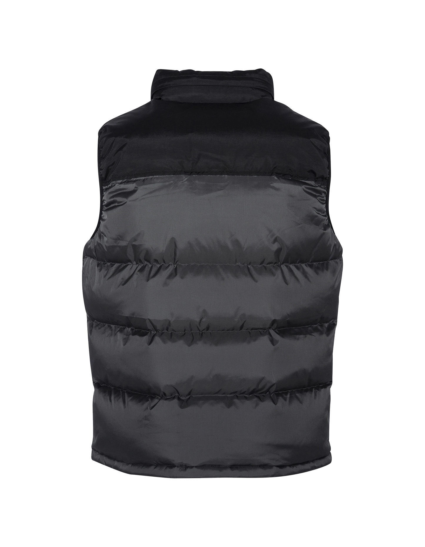 Unisex anthracite sleeveless down jacket, large size