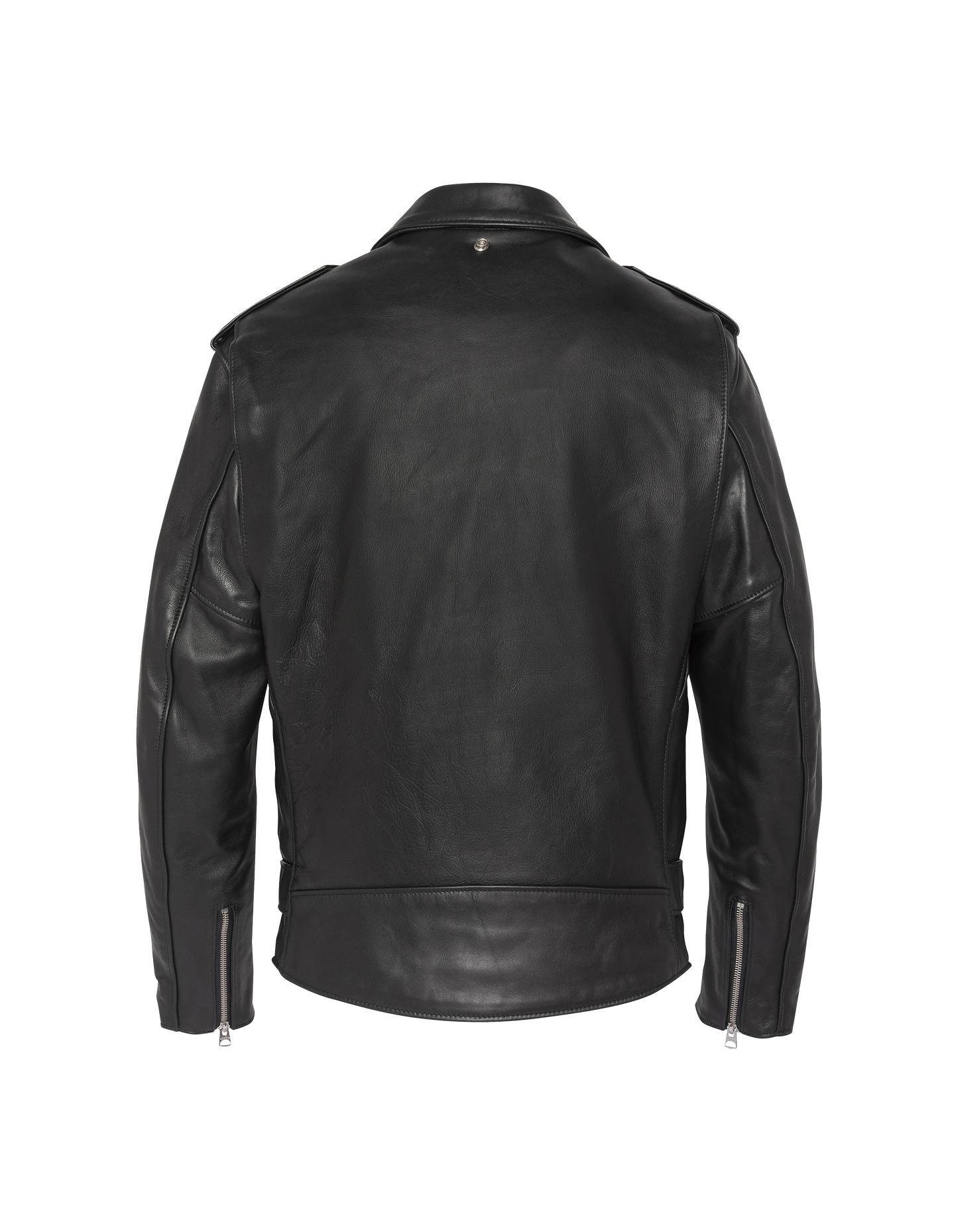 Mythical USA long black Perfecto® jacket, cowhide leather