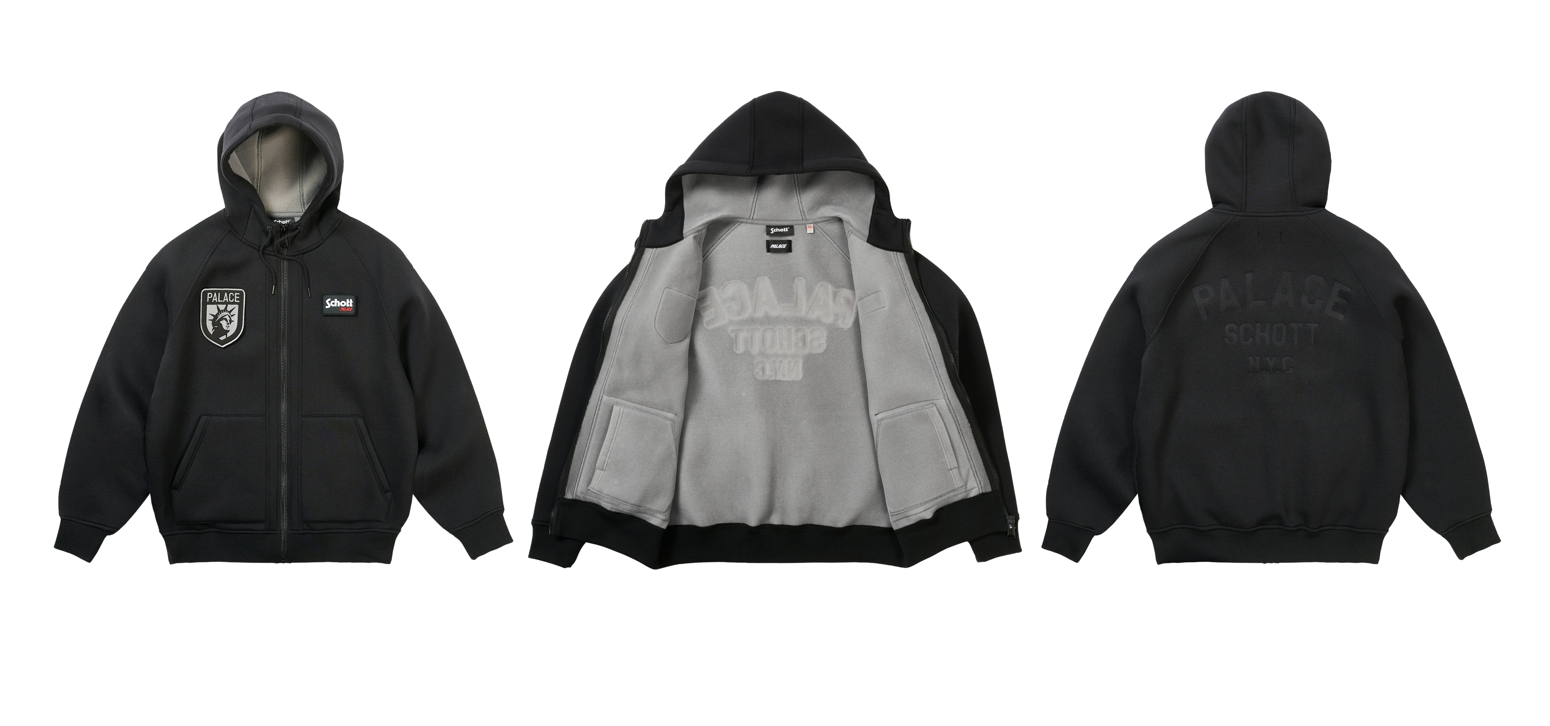 ジャケット・アウター PALACE SCHOTT palaceskateboards is back for 2026, rolling out its first