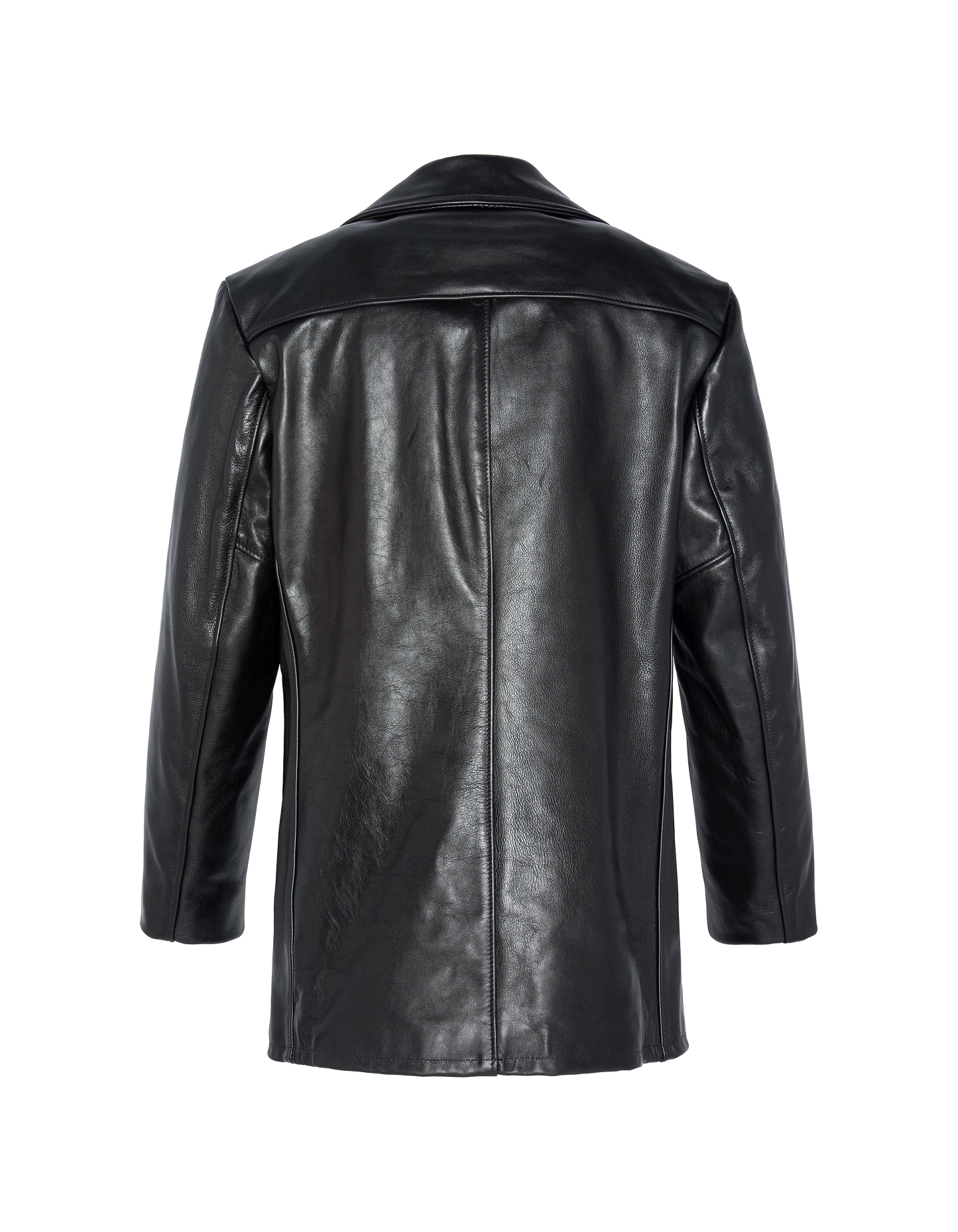 Caban noir mythique USA, cuir de vachette