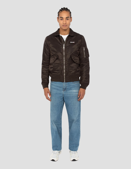 Bomber CWU Army Kaki in recycled nylon, fitted cut - 210100RS