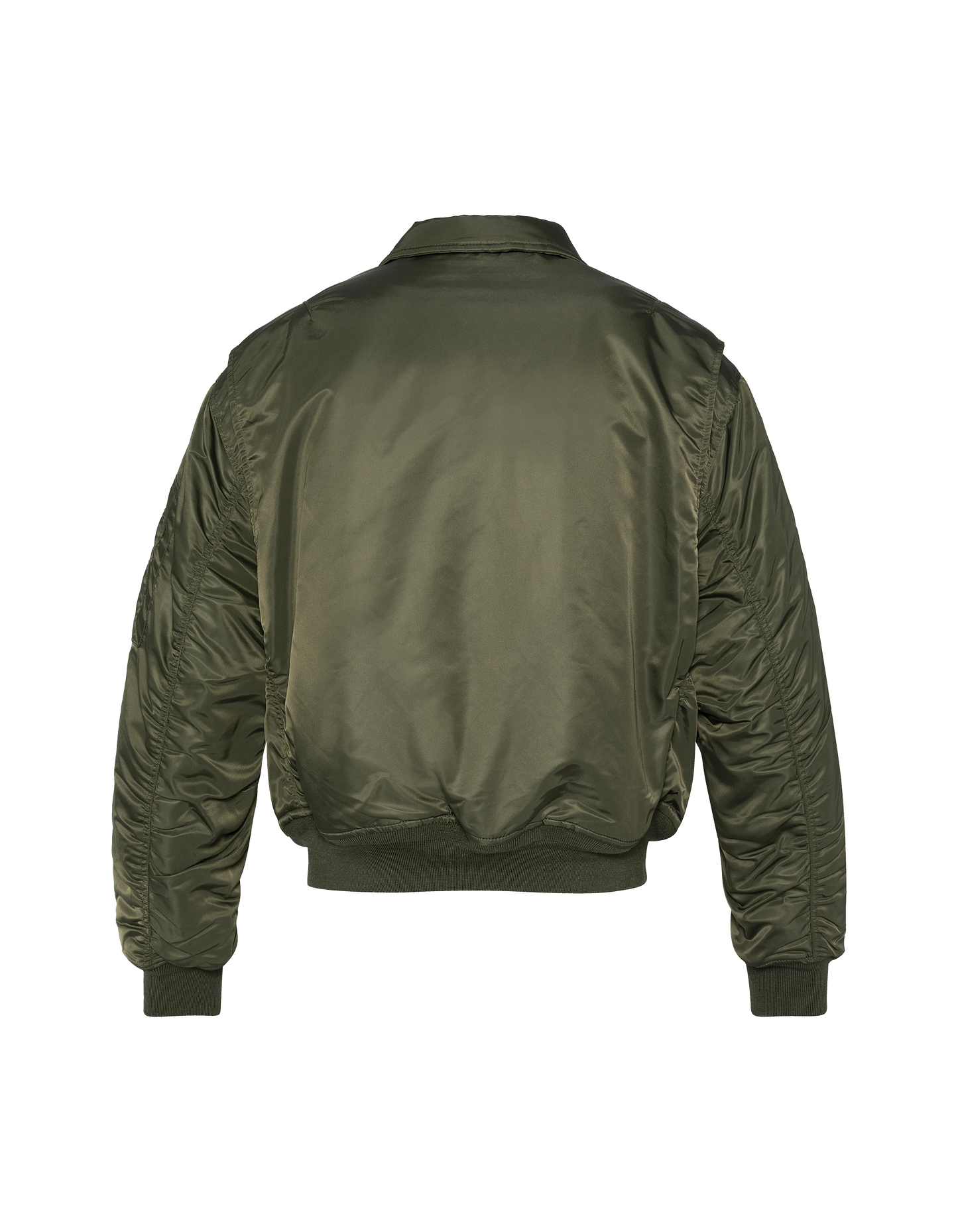 Bomber CWU 90's Army Khaki in recycled nylon, Oversize cut