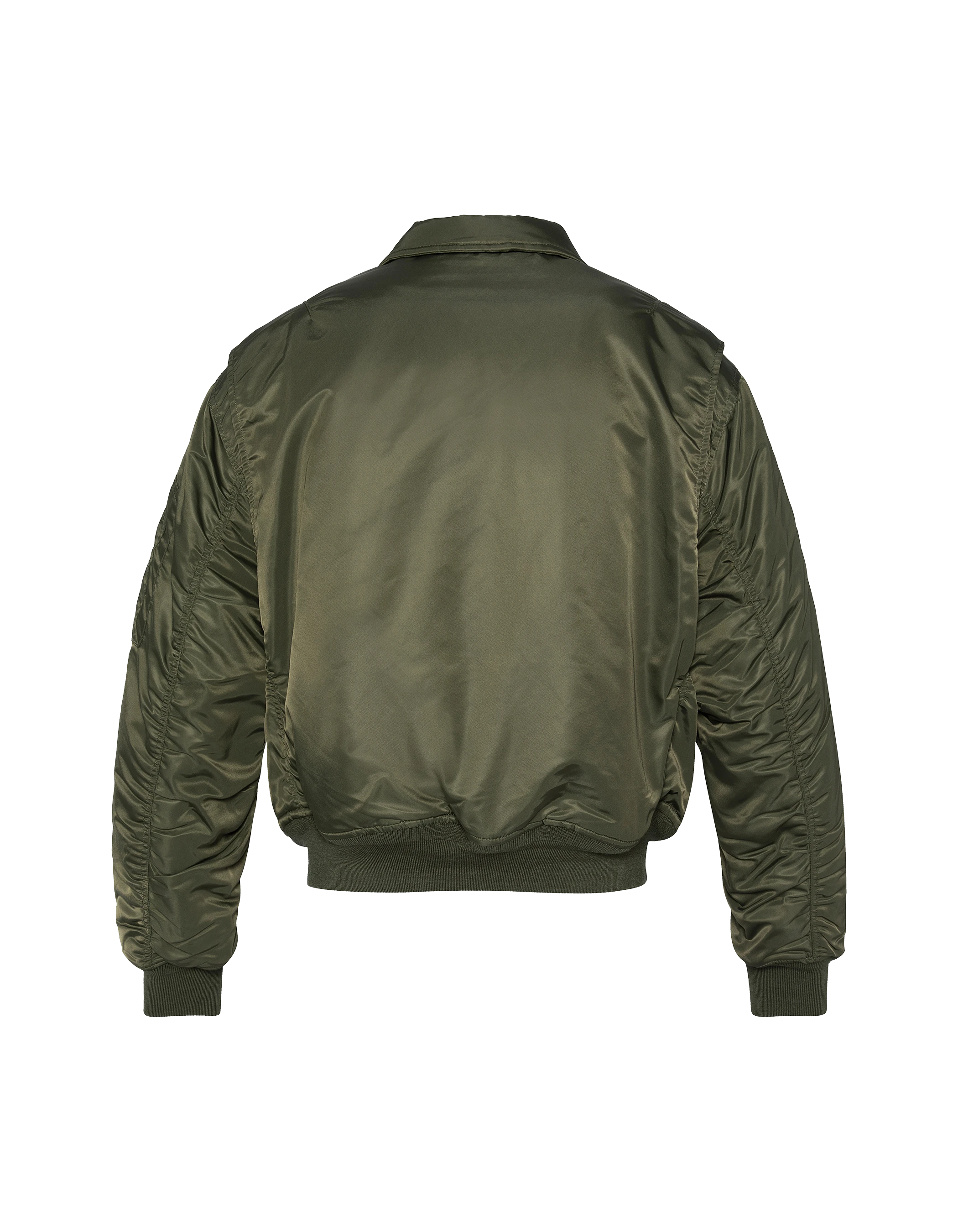 Bomber CWU 90's Army Khaki in recycled nylon, Oversize cut-9