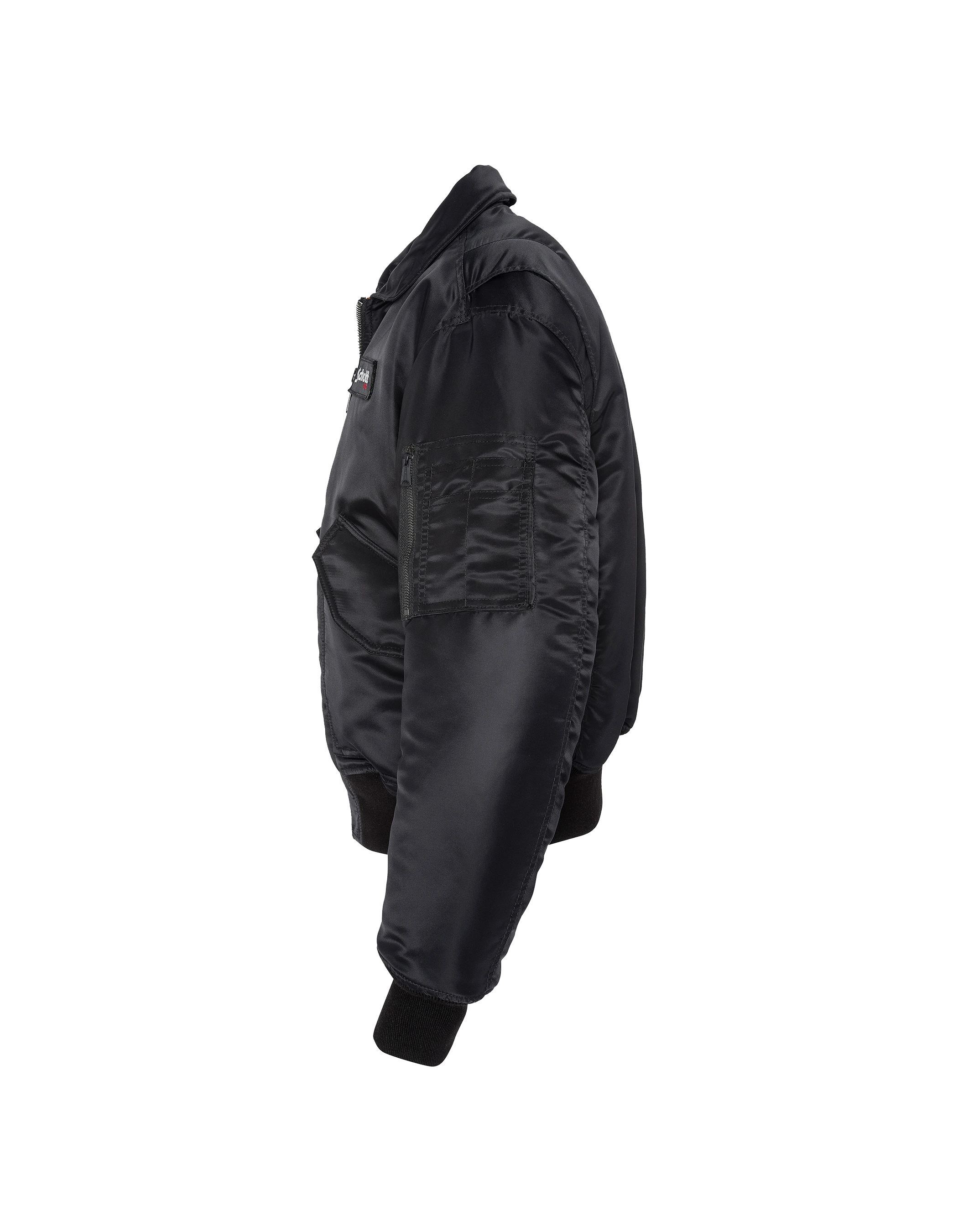 Bomber CWU 90's black in recycled nylon, Oversize cut-8