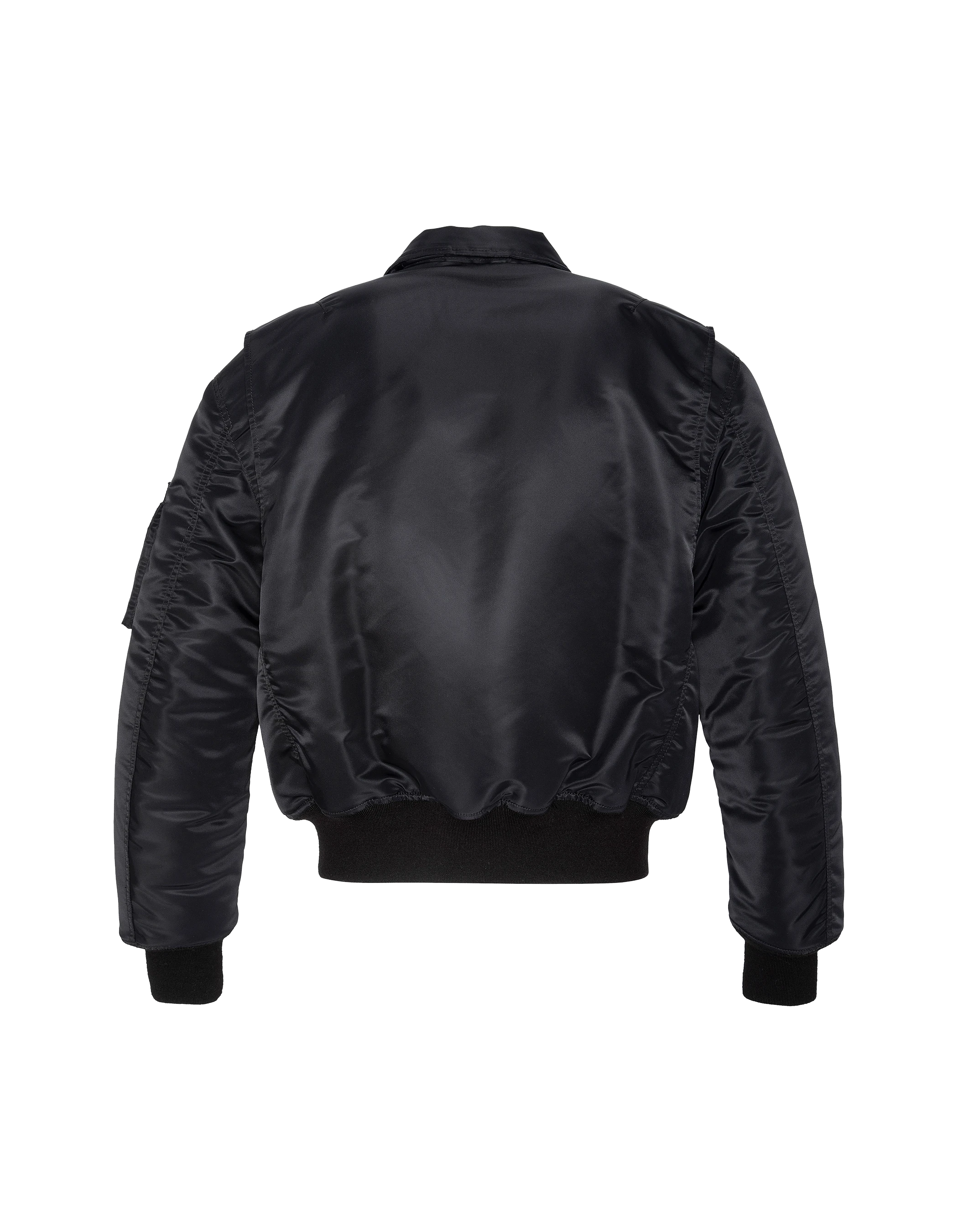 Bomber CWU 90's black in recycled nylon, Oversize cut, large size