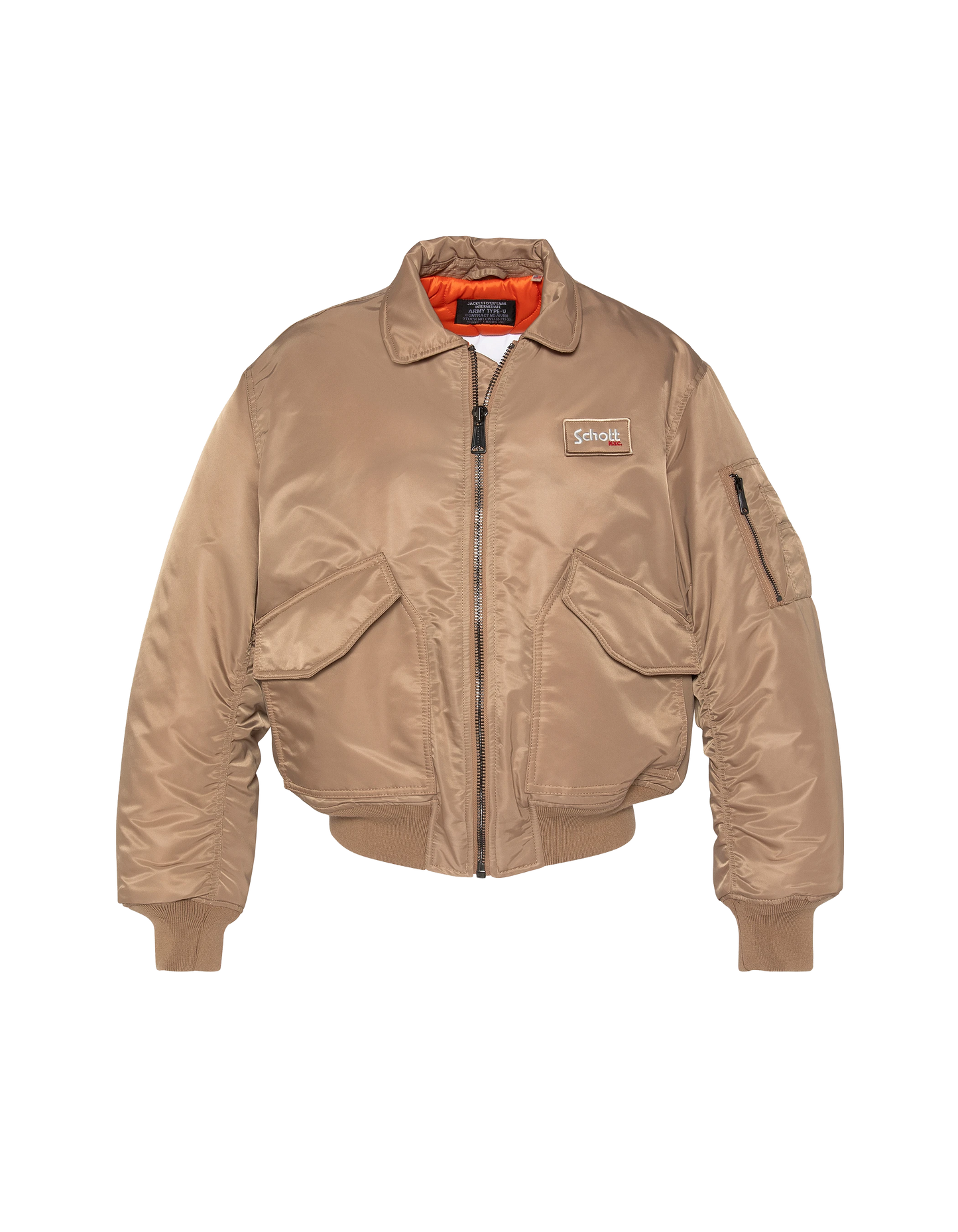 Bomber CWU 90's desert in recycled nylon, Oversize cut, large size