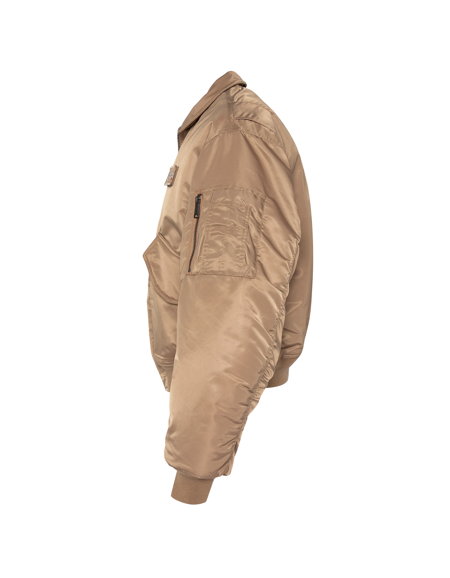 Bomber CWU 90's désert en nylon recyclé, coupe oversize, grande taille