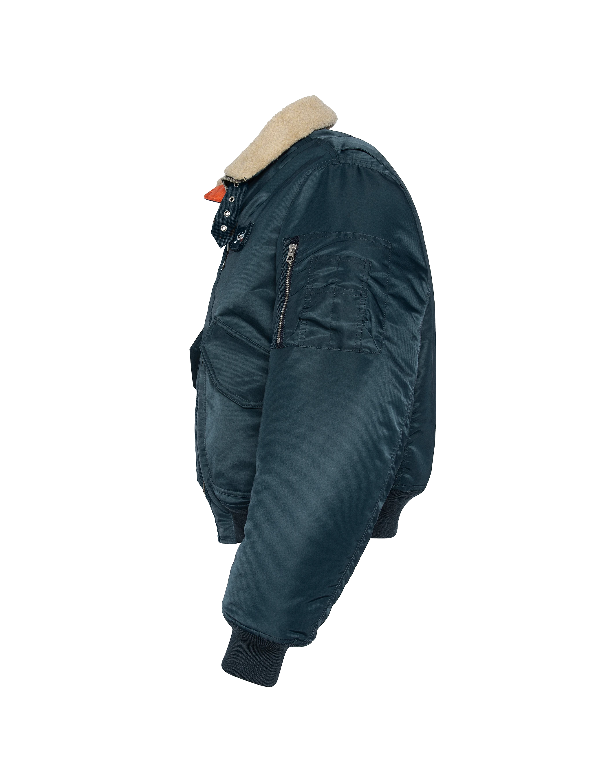 Dunkelblaue Pilotjacke-10