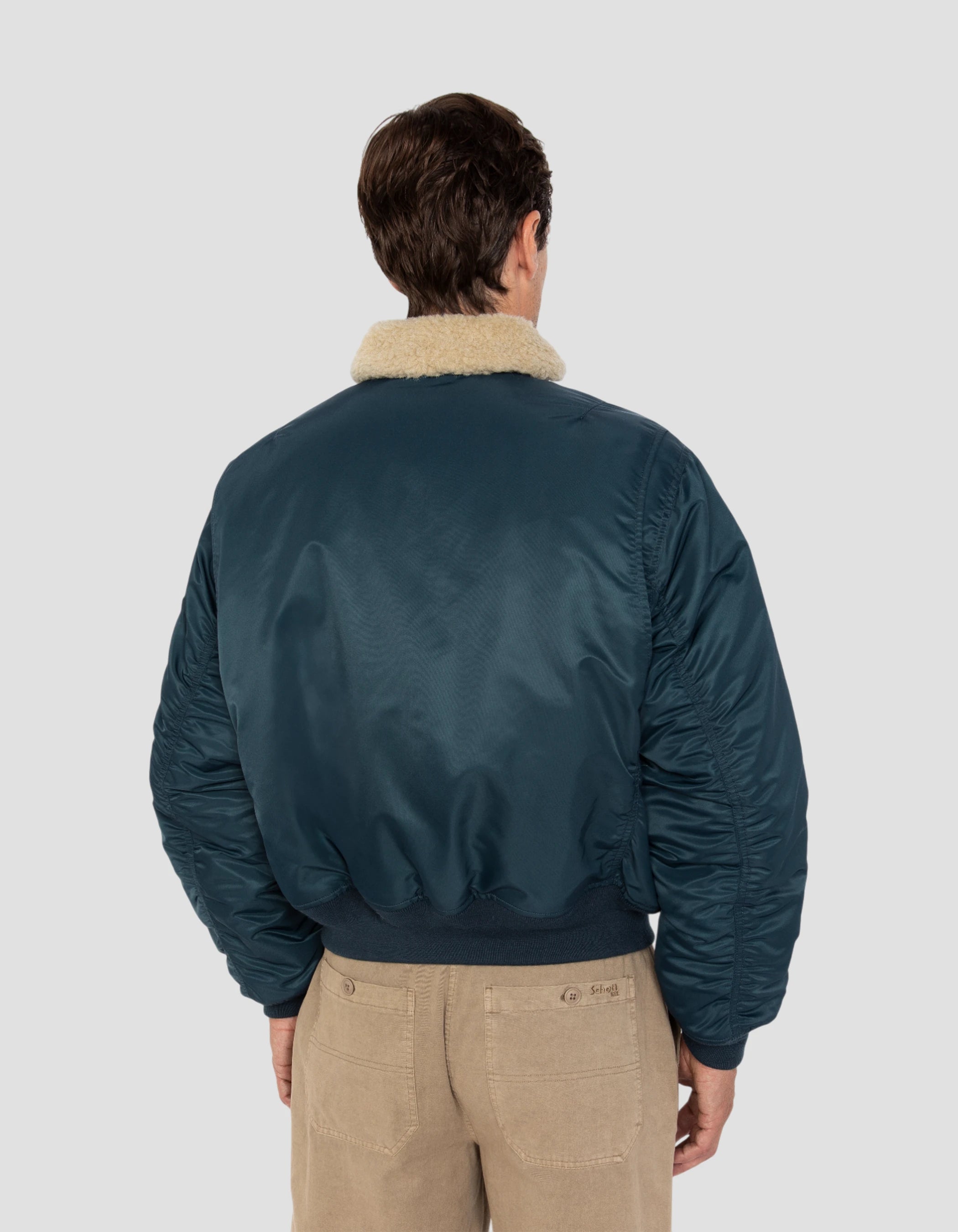 Dunkelblaue Pilotjacke-7