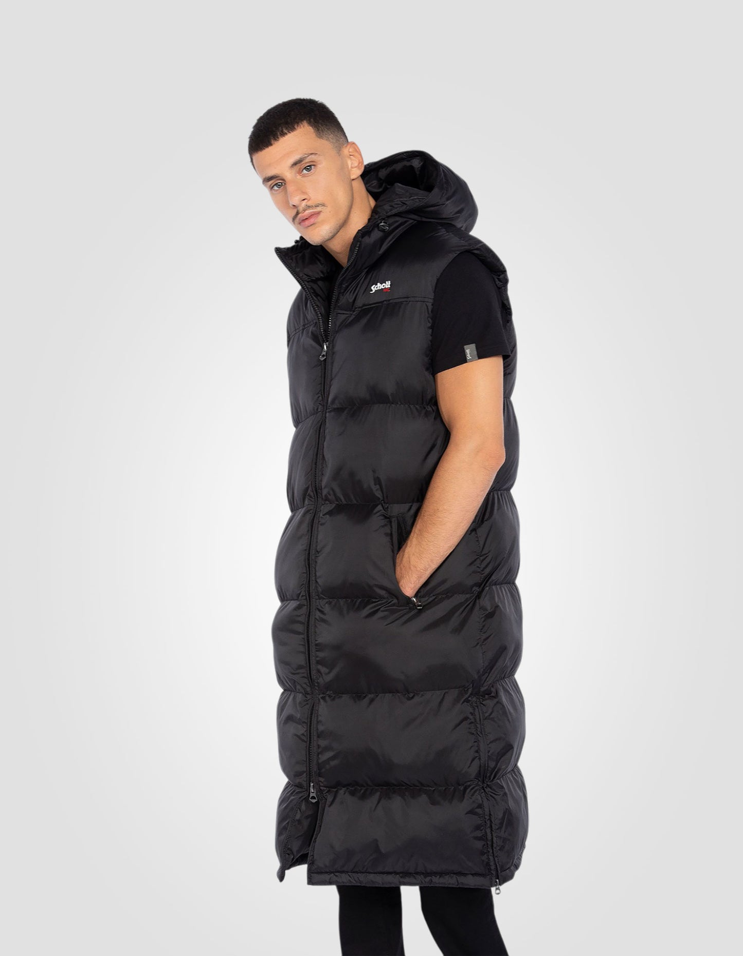 Doudoune extra longue sans manches