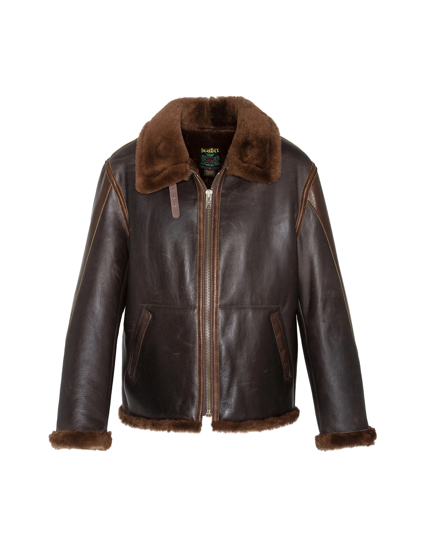 bomber jacket B-3 legendary USA, sheep leather