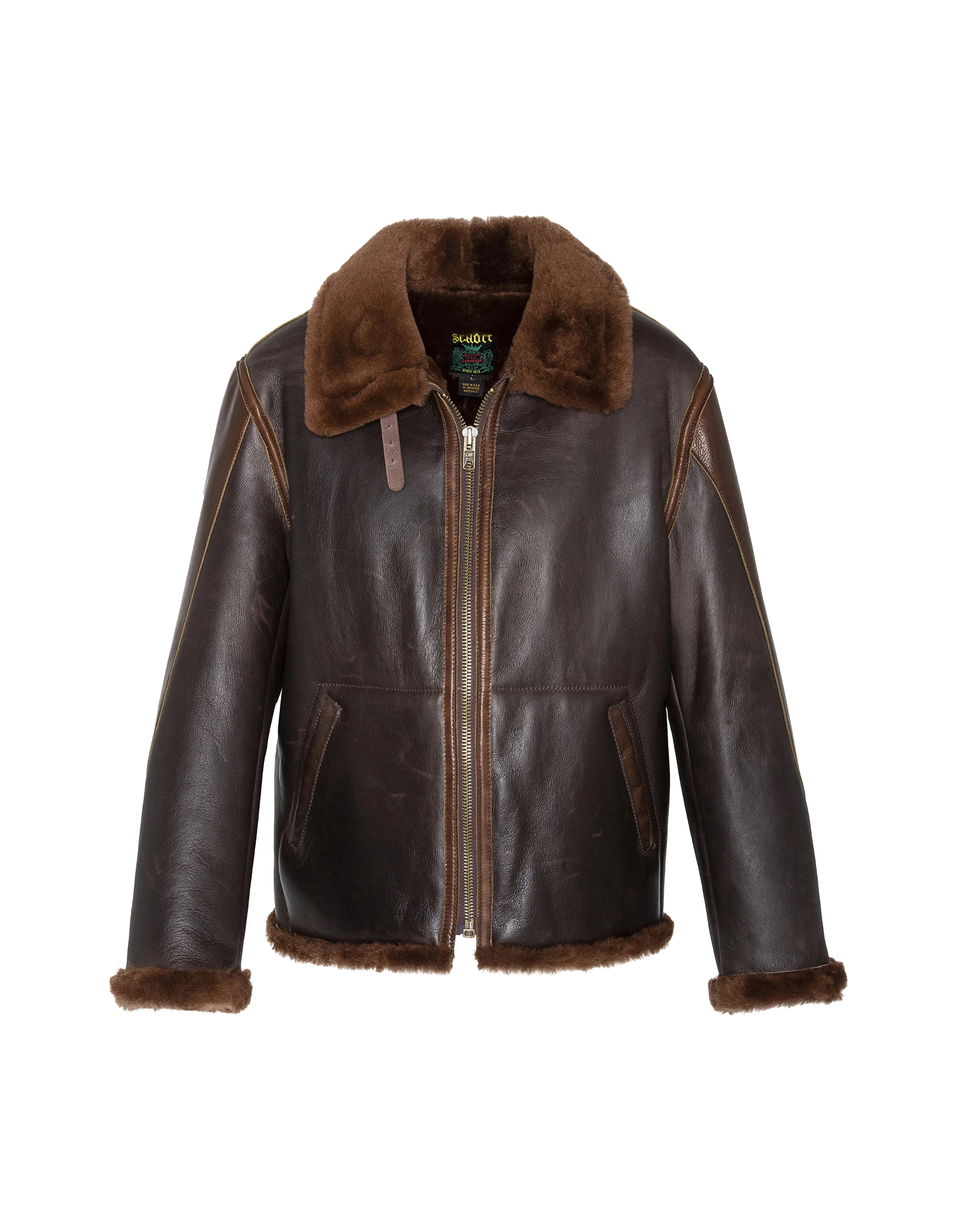 bomber jacket B-3 legendary USA, sheep leather-2