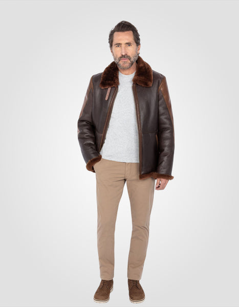 bomber jacket B-3 legendary USA, sheep leather - 2B3 | Schott NYC®