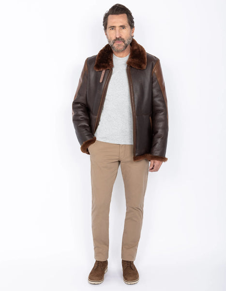 bomber jacket B-3 legendary USA, sheep leather - 2B3 | Schott NYC®