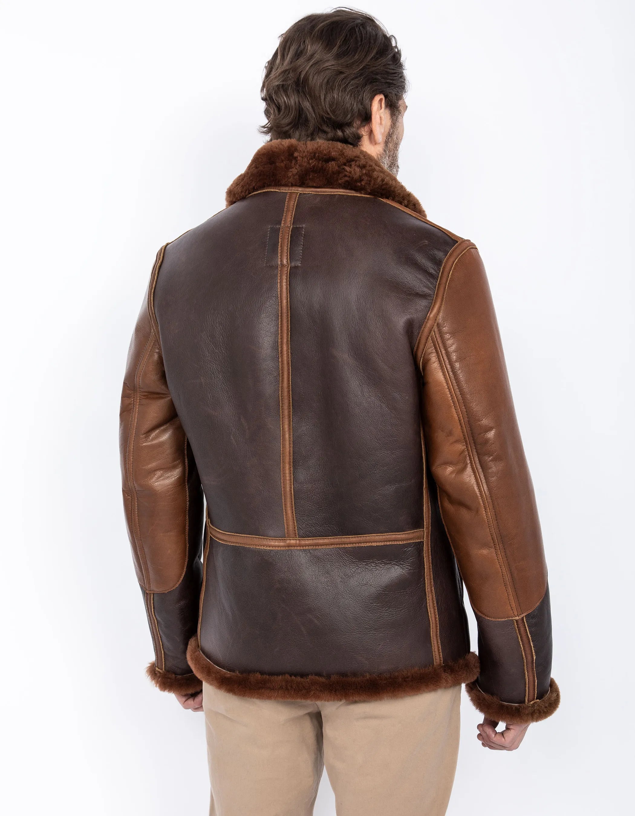 bomber jacket B-3 legendary USA, sheep leather-6