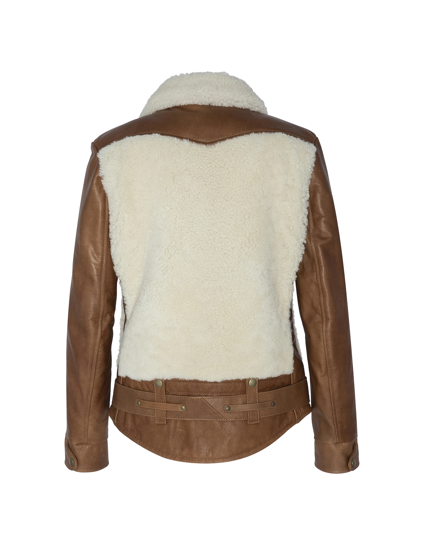 Chaqueta de piloto bimaterial Legendary USA, piel de oveja