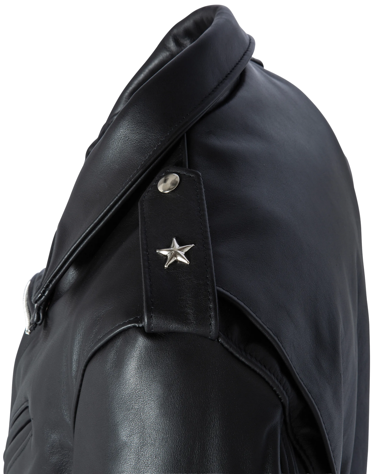 Estrella legendaria de la chaqueta negra perfecta®, cuero de piel de vaca