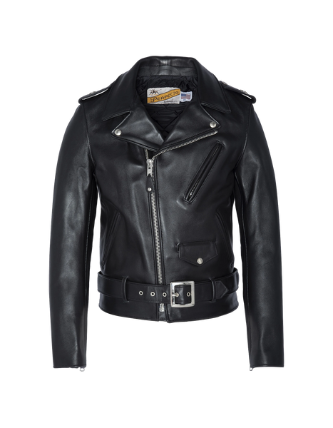 Perfecto® jacket lined in legendary USA wool, bull leather - 613S